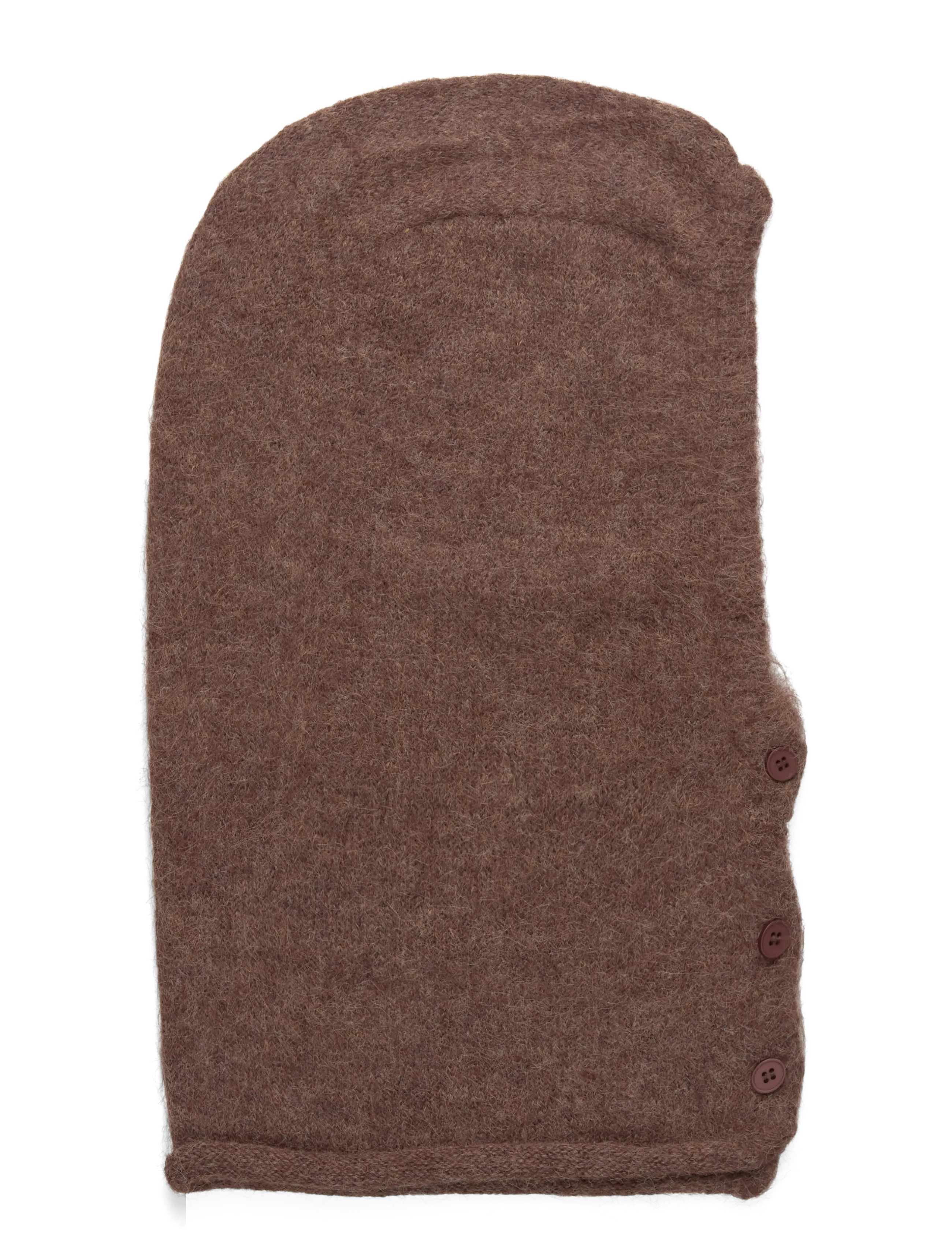Mango Balaclava knit buttons - Nyheter - BROWN / brown