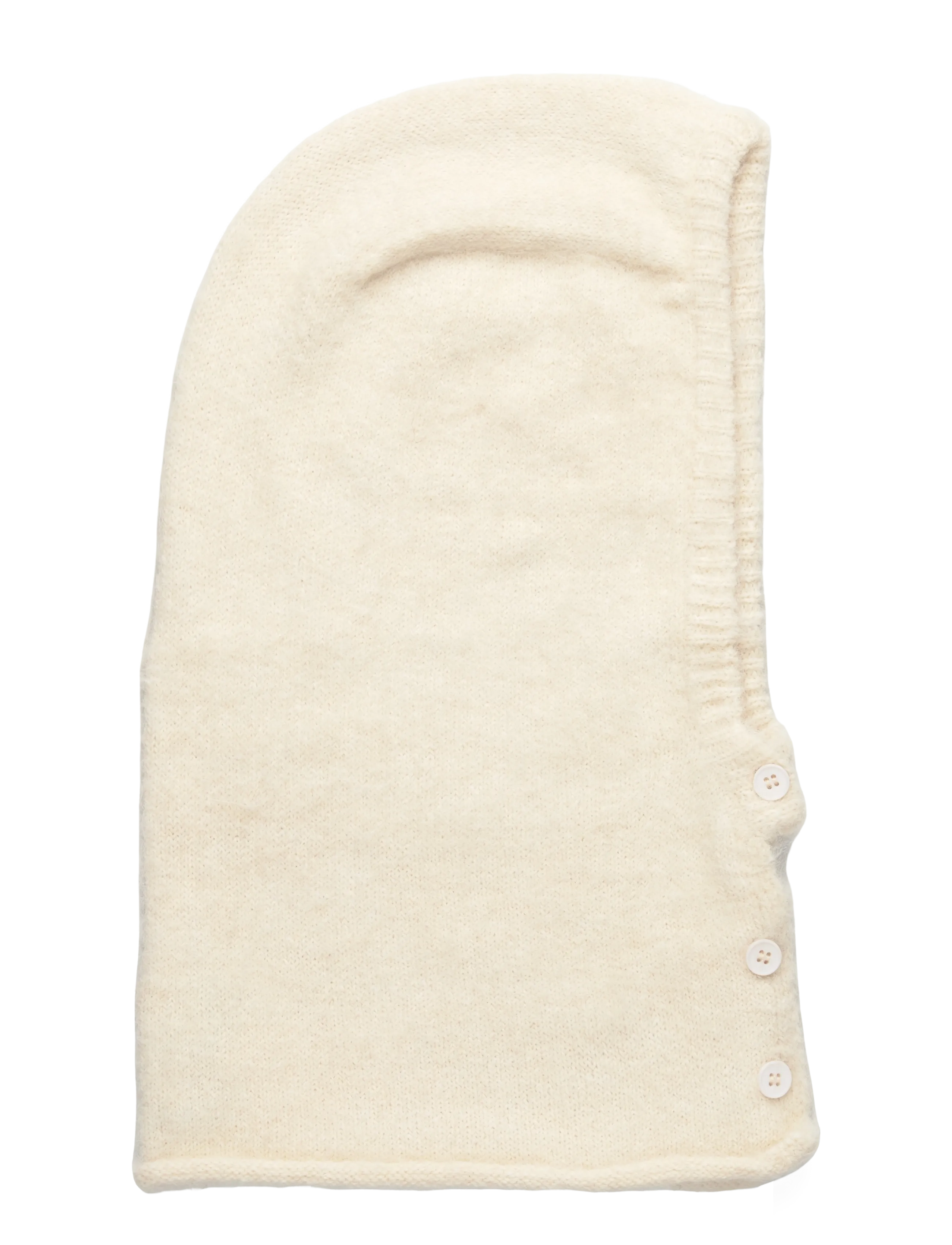 Mango Balaclava knit buttons - Mango - LIGHT BEIGE / cream