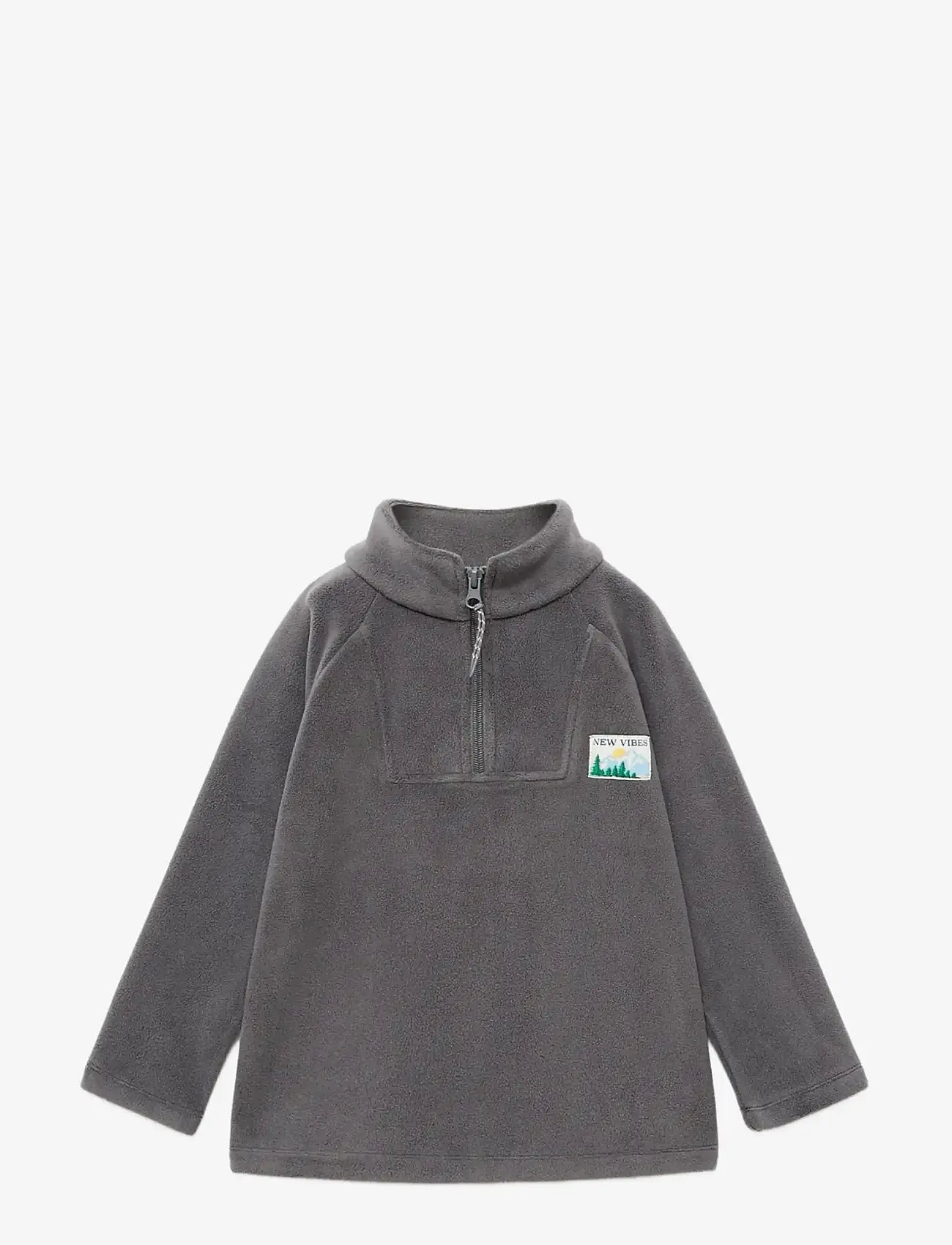 Mango - Zip-up fleece sweatshirt - sweatshirts - dark grey - 1