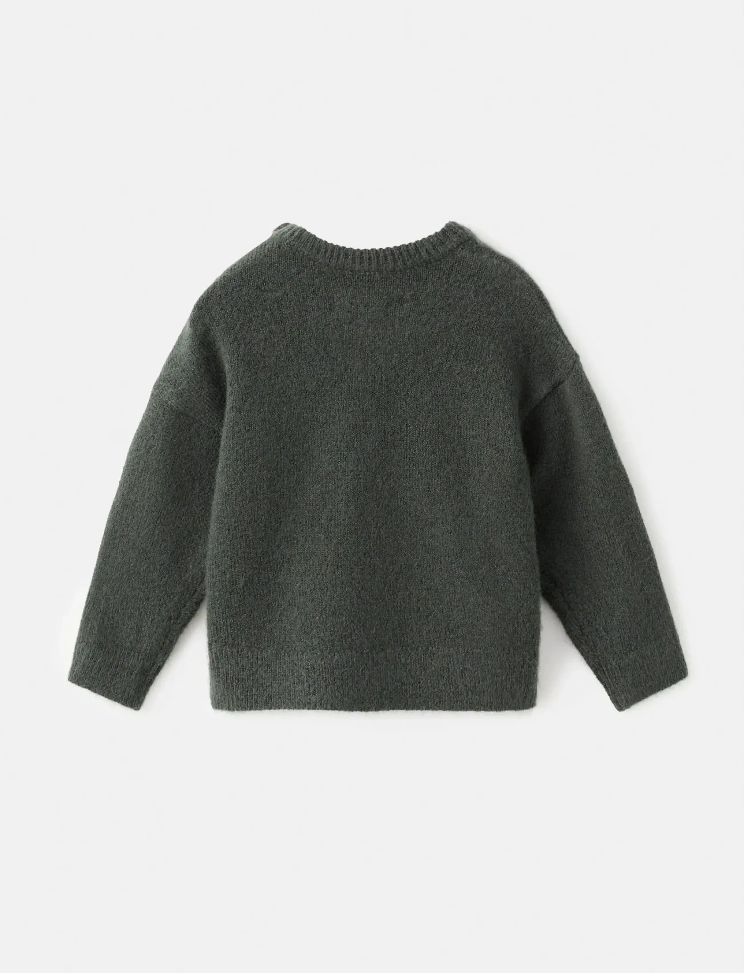 Mango Sweater with embroidered animal - Gensere - DARK GREEN / khaki/green