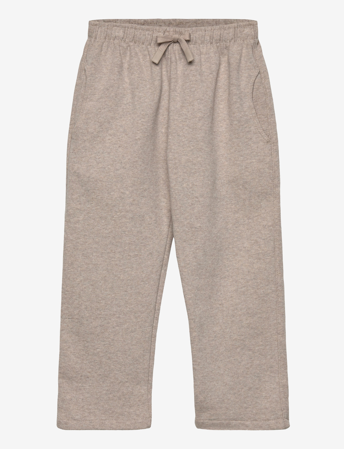 Mango - Cotton drawstring joggers - sweatpants - lt pastel brown - 0