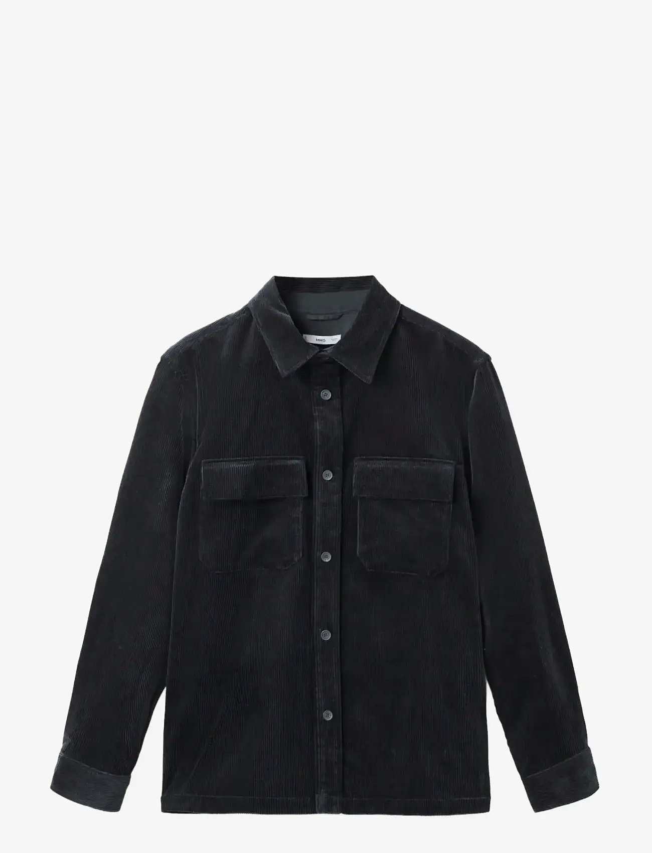 Mango - Corduroy overshirt with pockets - manchesterskjortor - navy - 1