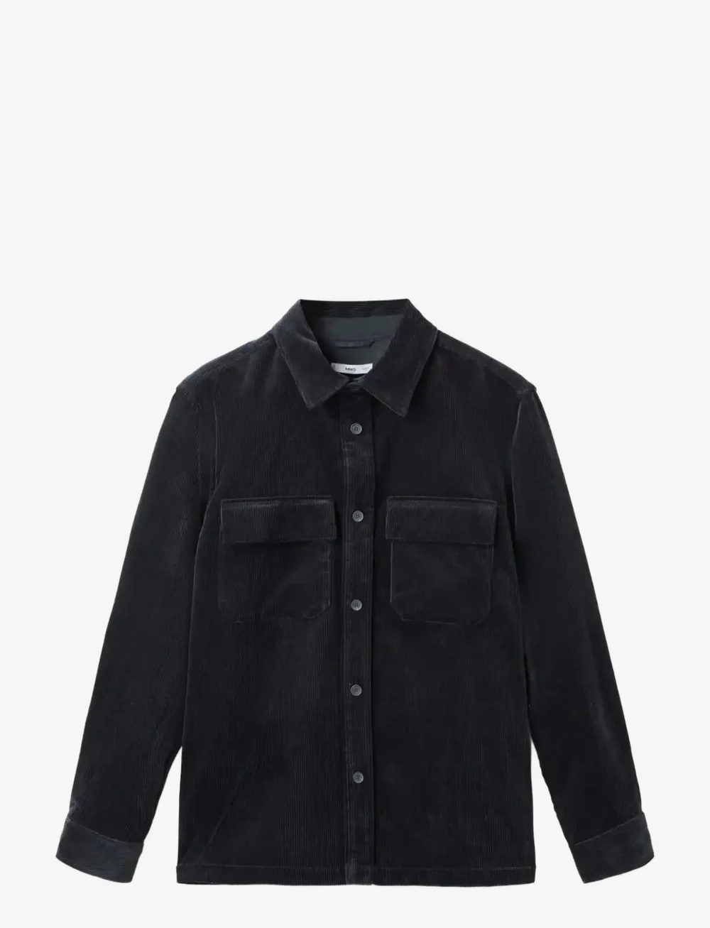 Mango - Corduroy overshirt with pockets - fløjlsskjorter - navy - 1