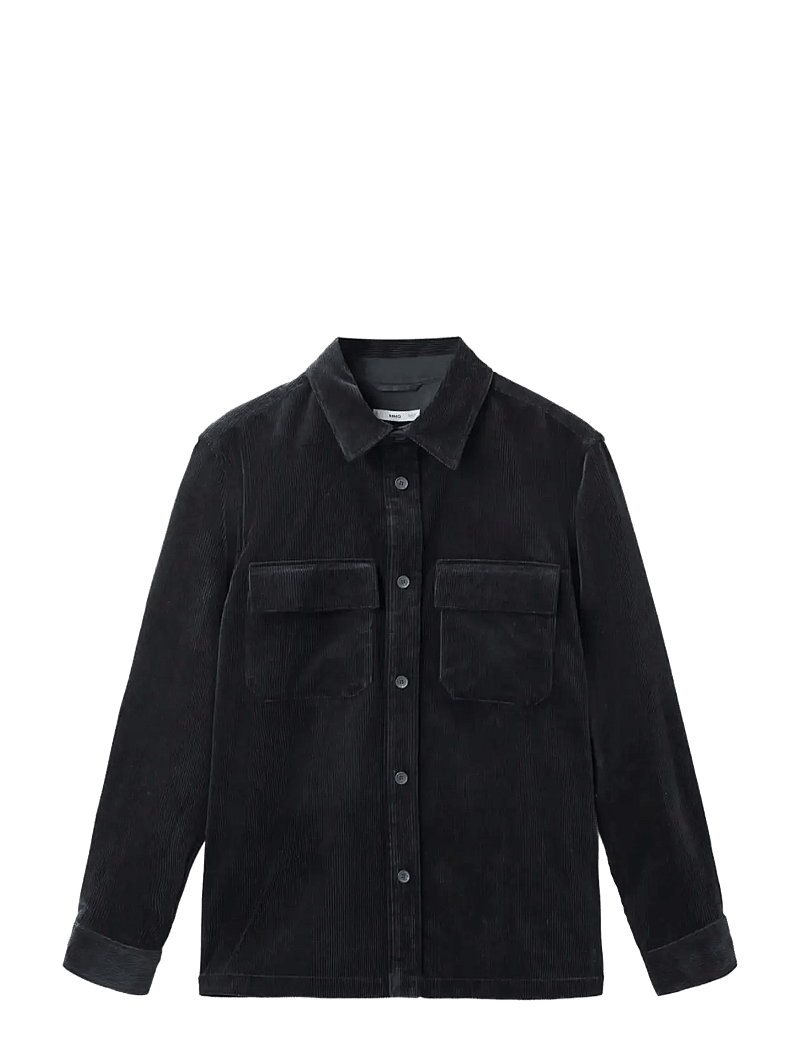 Mango - Corduroy overshirt with pockets - cordhemden - navy - 1