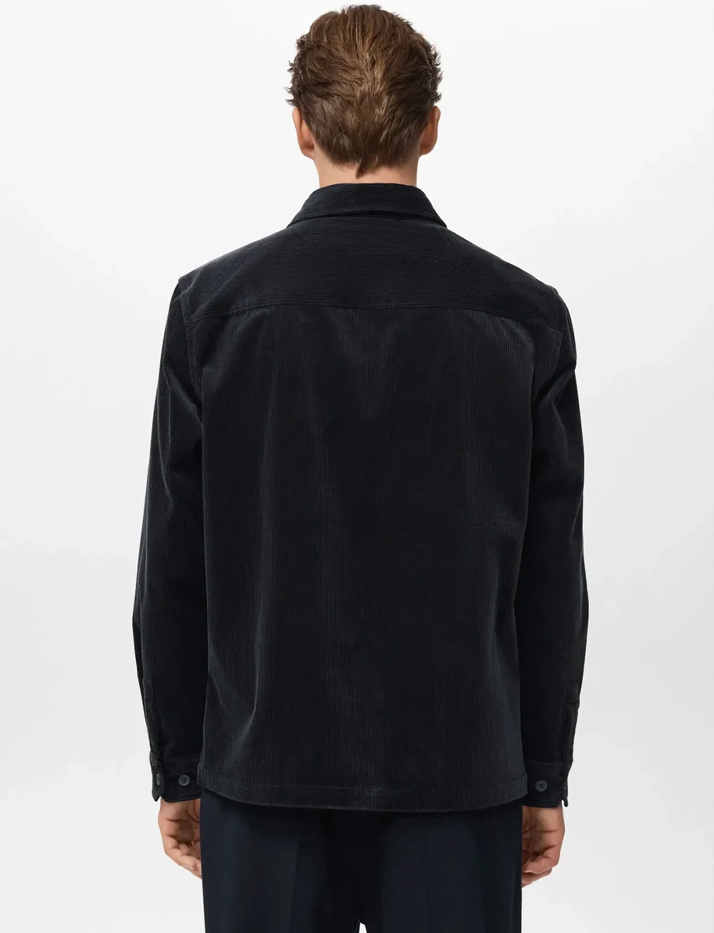 Mango - Corduroy overshirt with pockets - fløjlsskjorter - navy - 2