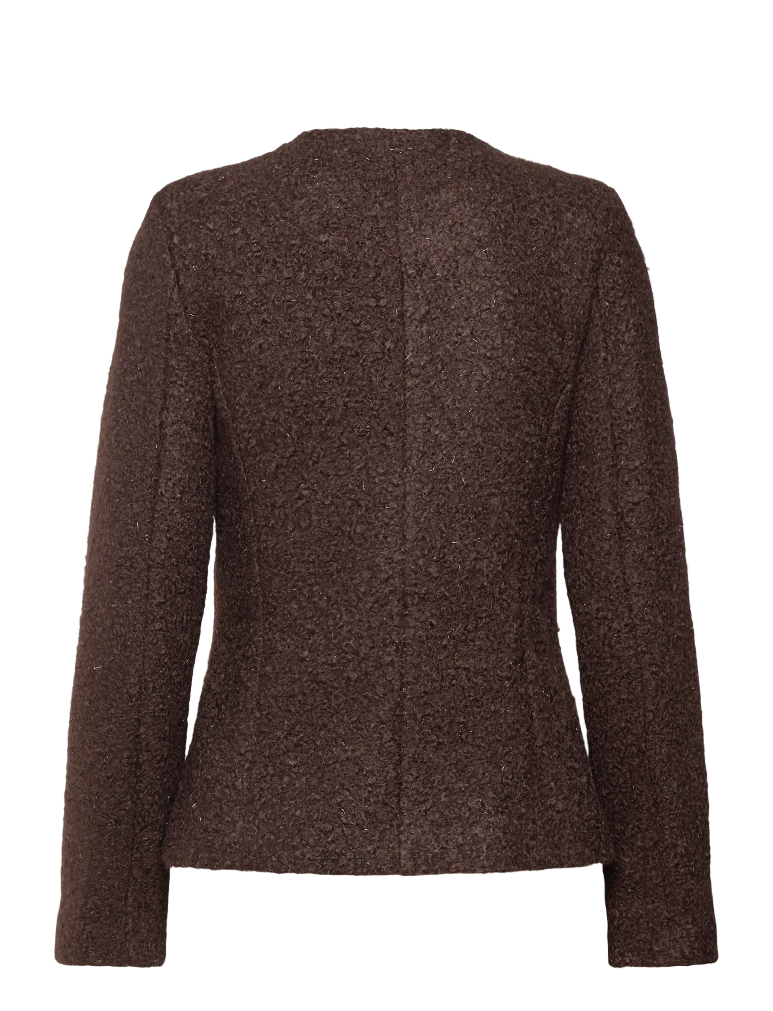 Mango - Bouclé jacket with jewel buttons - festmode zu outlet-preisen - brown - 2