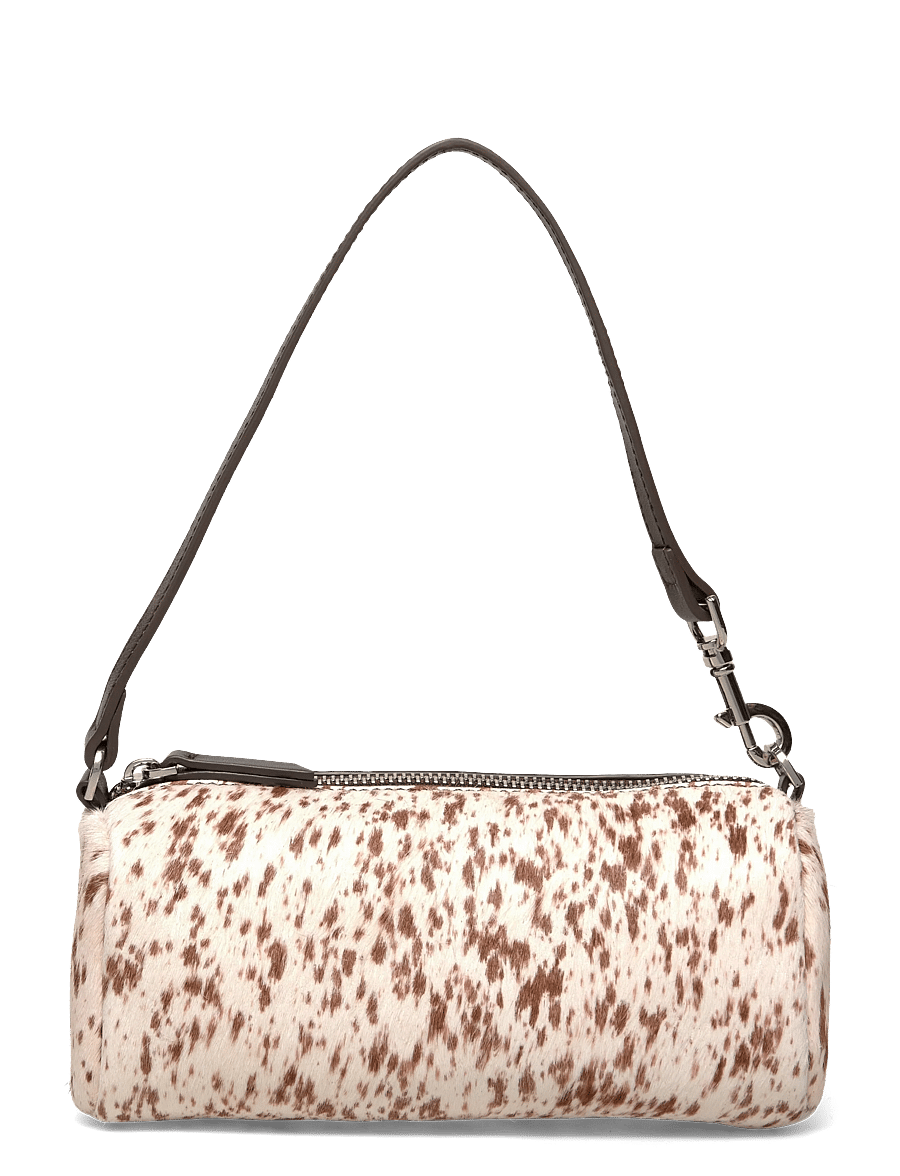Mango - Cow leather shoulder bag - mode trends - brown - 1