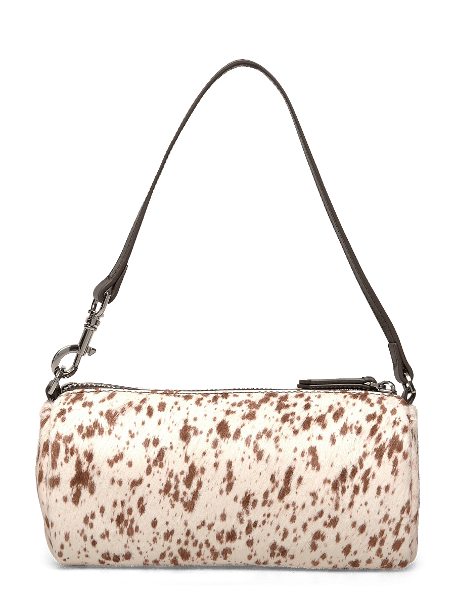 Mango - Cow leather shoulder bag - mode trends - brown - 2
