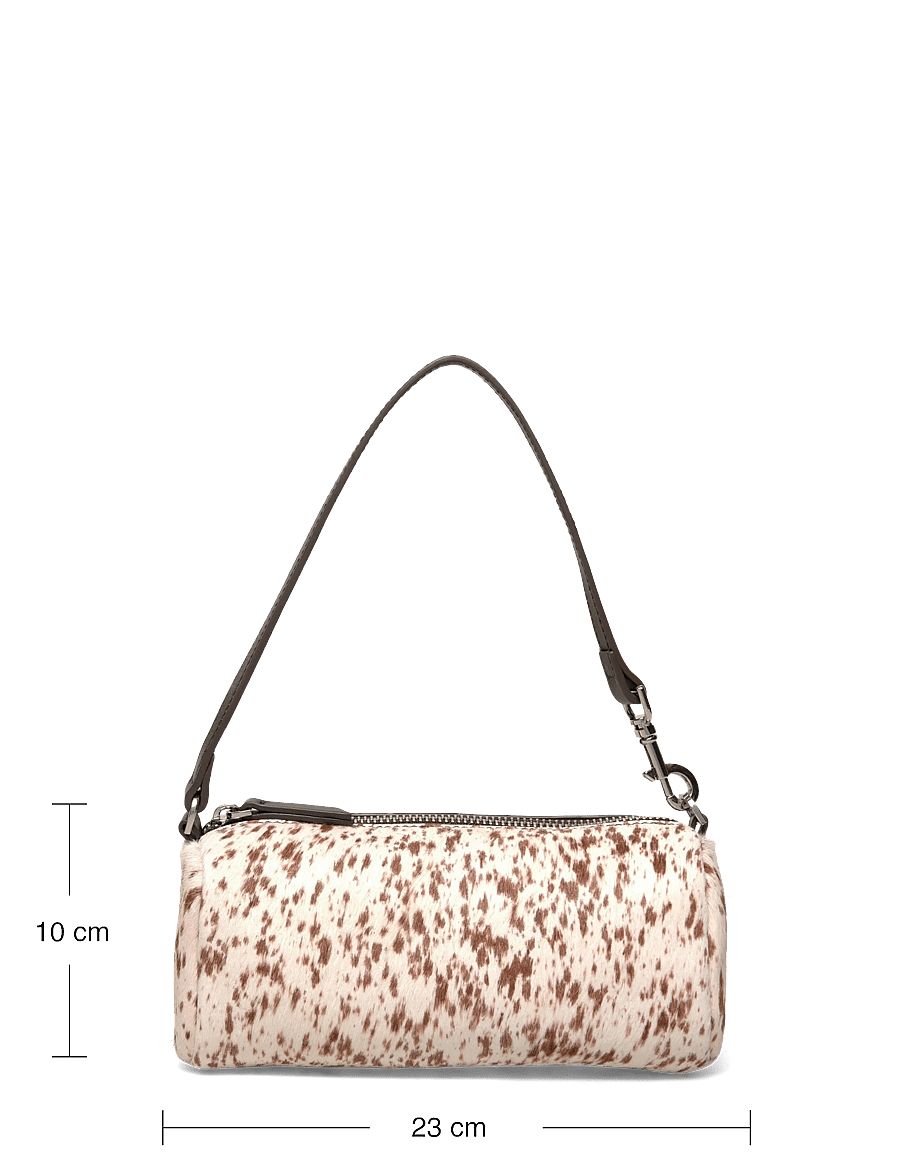 Mango - Cow leather shoulder bag - mode trends - brown - 4