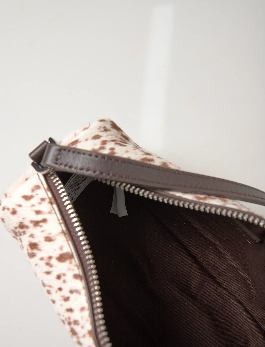 Mango - Cow leather shoulder bag - mode trends - brown - 5