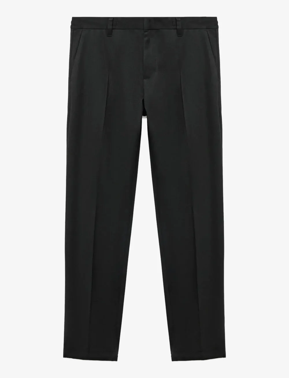 Mango - Slim-fit Thermolite® flannel trousers - casual bukser - dark grey - 1