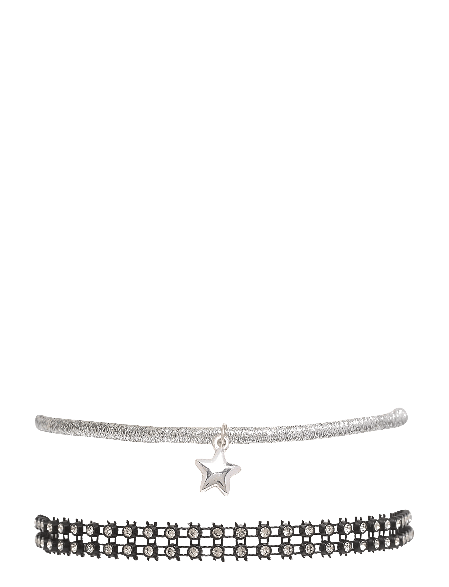 Mango - 2 chokers pack - halsband - black - 2