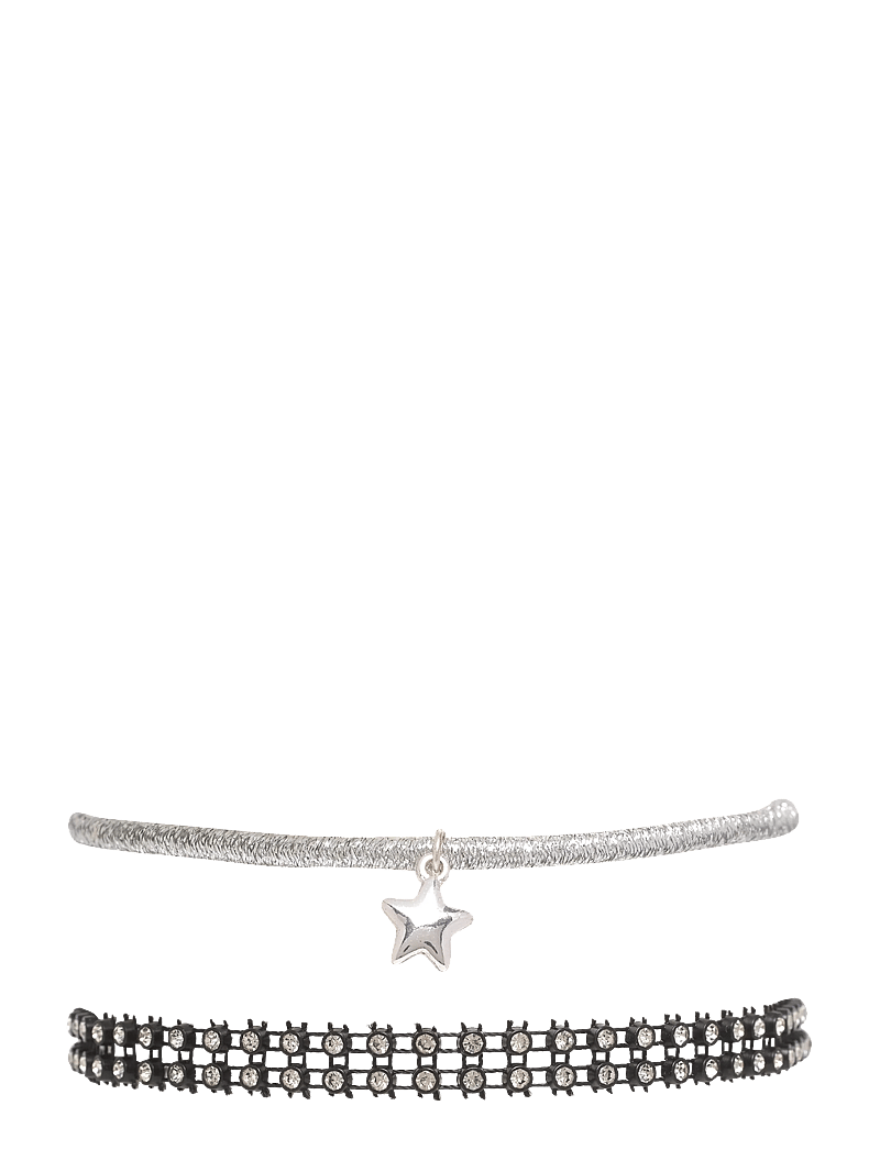 Mango - 2 chokers pack - halskæder - black - 2