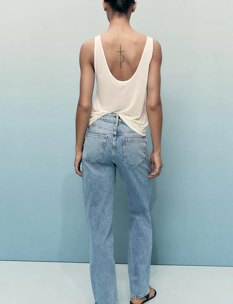 Mango - Matilda medium-rise straight-fit jeans - straight jeans - open blue - 2