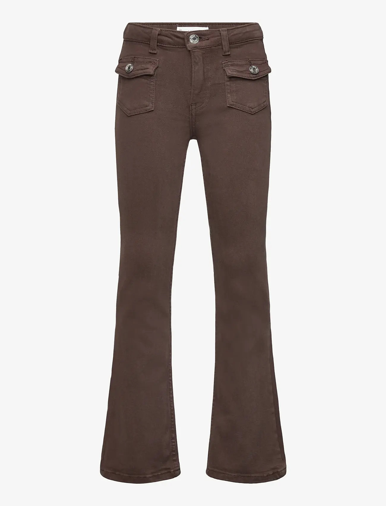 Mango - Flared jeans with pocket - bootcut jeans - dark brown - 0
