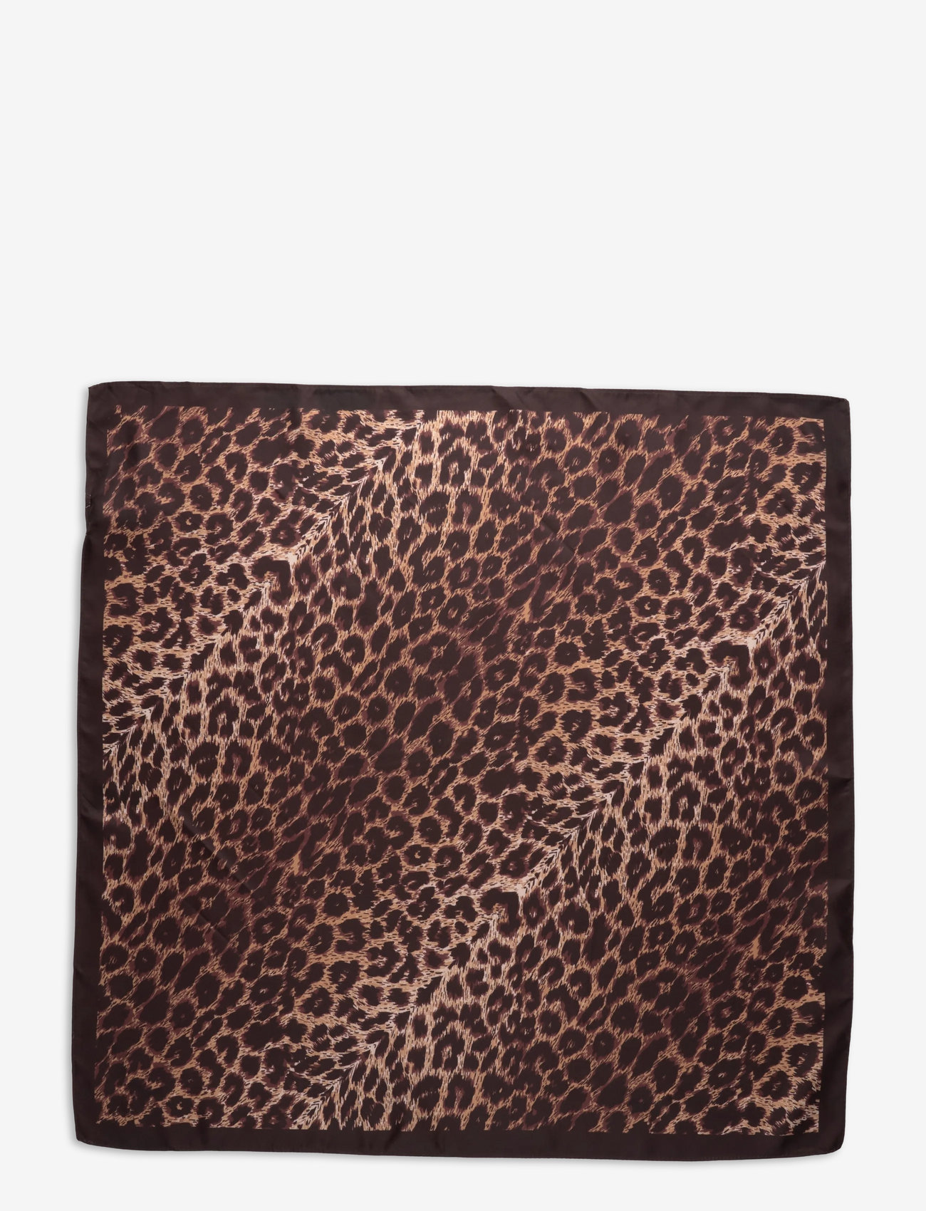 Mango - Leopard-print satin scarf - brown - 3