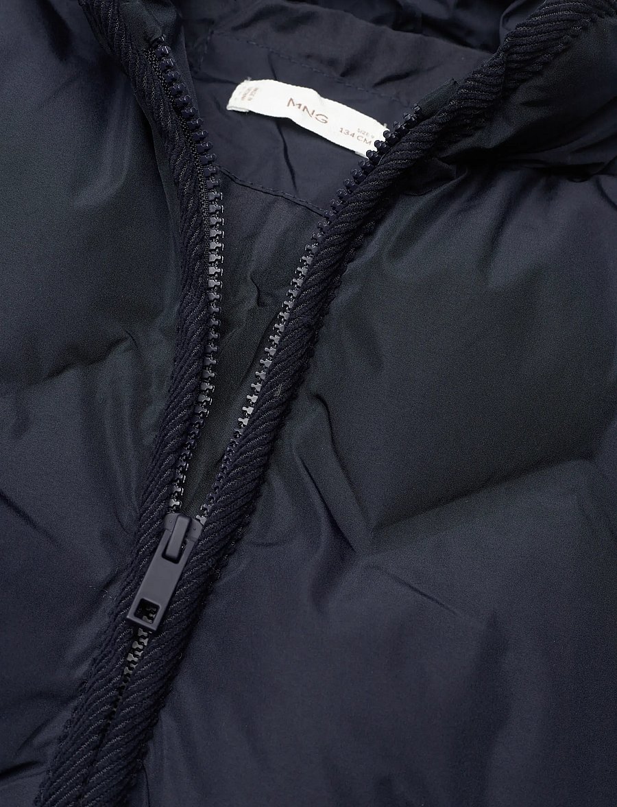 Mango - Quilted coat - vinterjackor - navy - 4