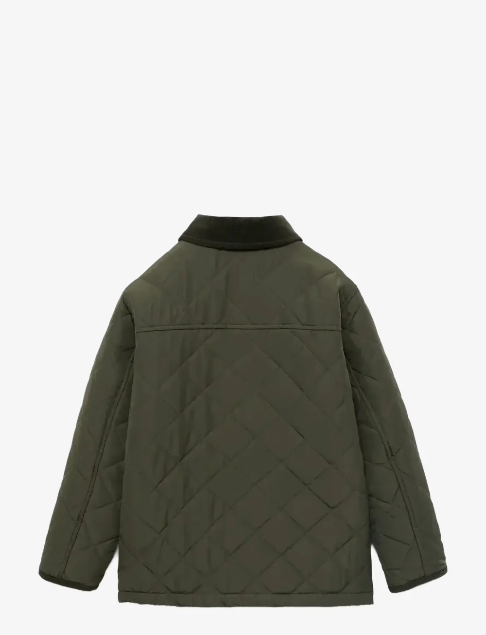 Mango - Quilted anorak with shirt collar - steppjacken - beige - khaki - 1