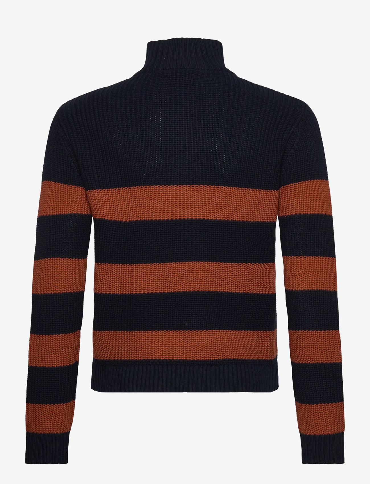 Mango - Knitted sweater with perkins neck - herbstliche kleidung - medium orange - 1