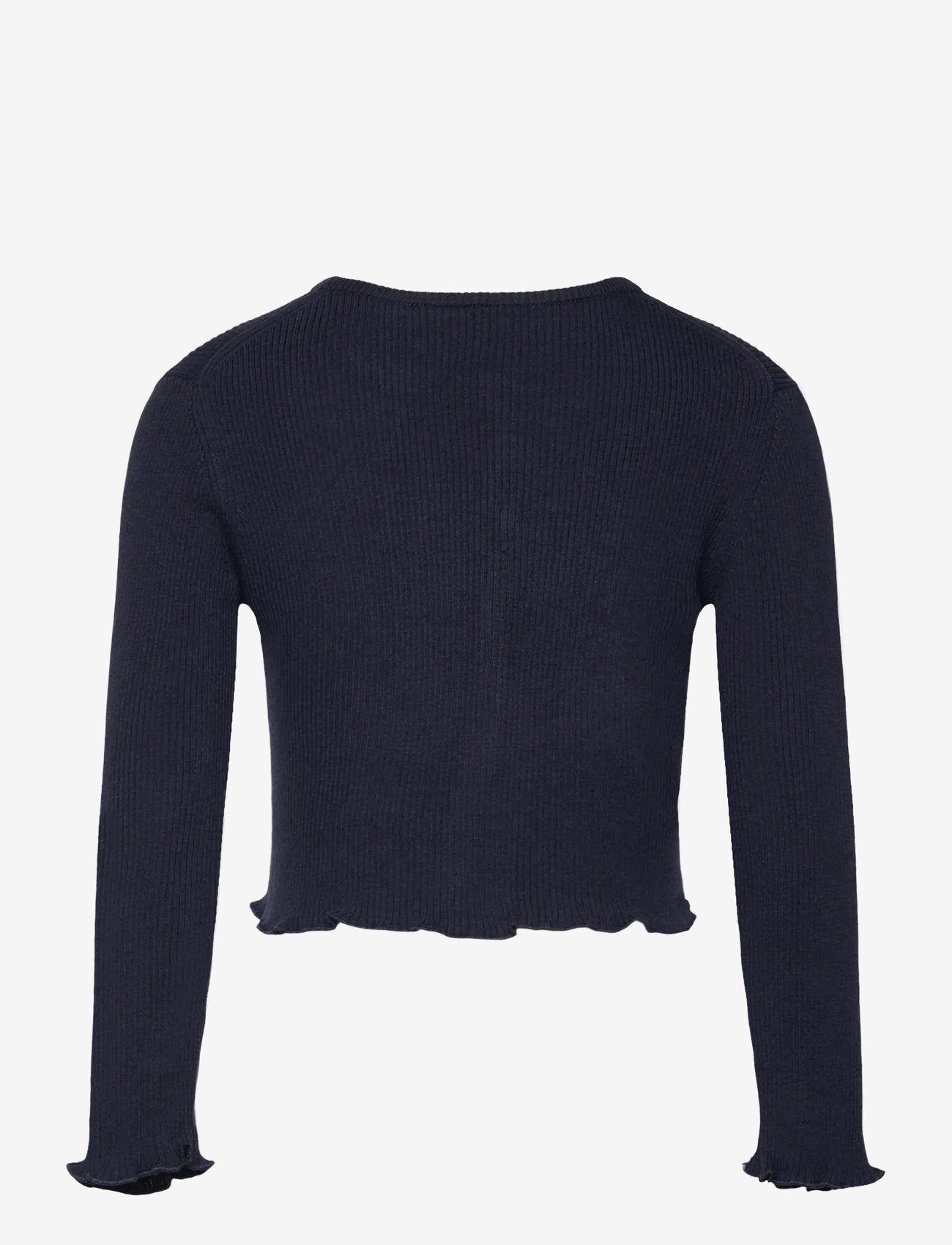 Mango - Ribbed knit cardigan - koftor - navy - 1