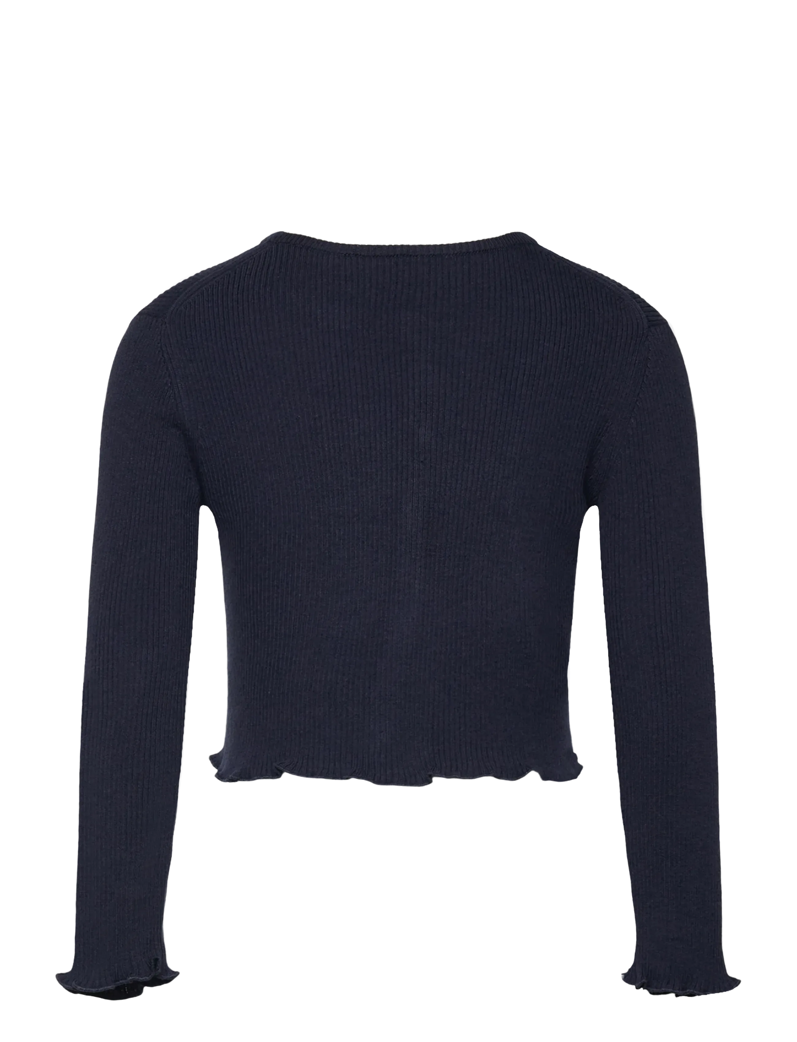 Mango - Ribbed knit cardigan - cardigans - navy - 1