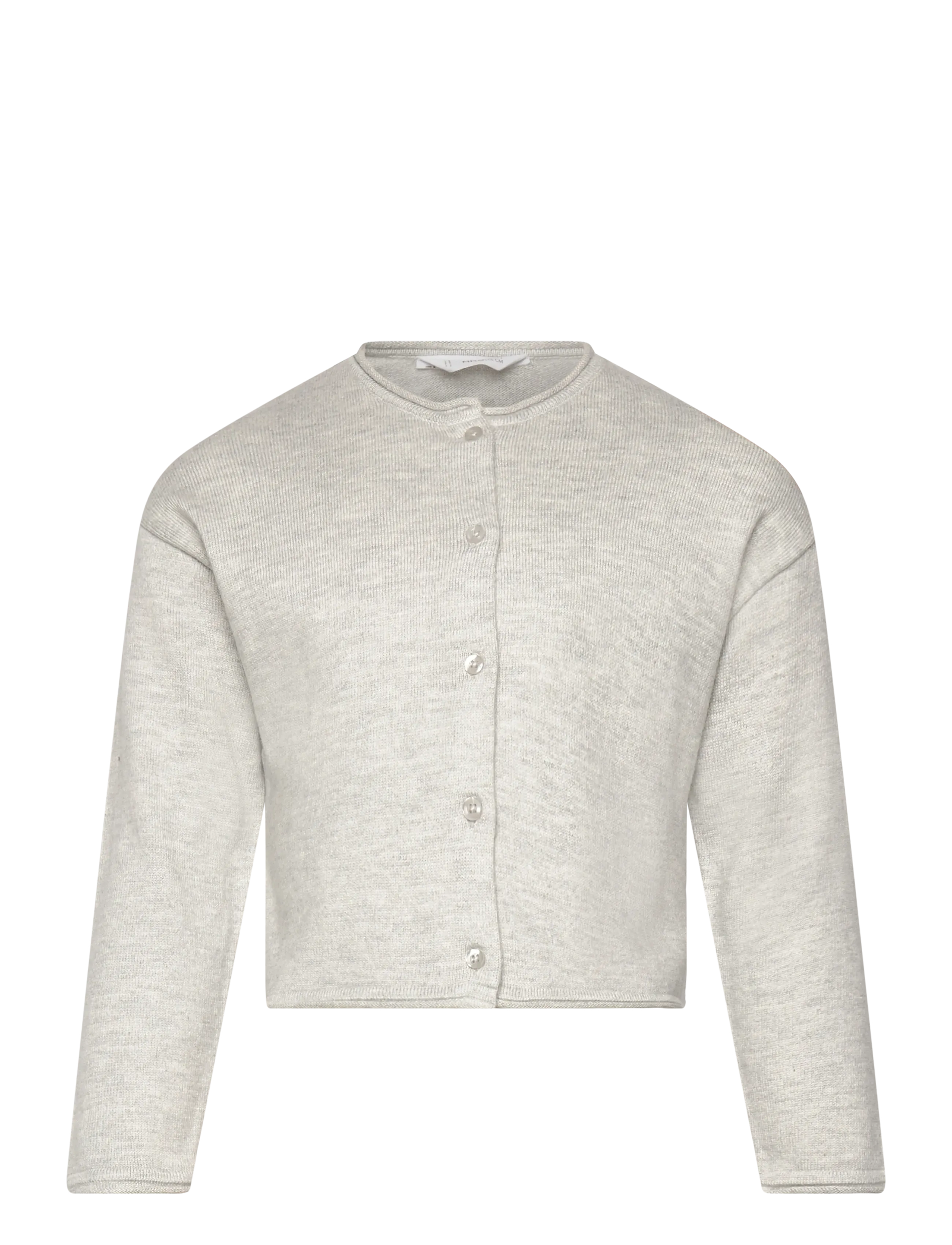Mango Knitted Button Cardigan, 9-12M, Knitwear, Grau - Cardigans, Kinder