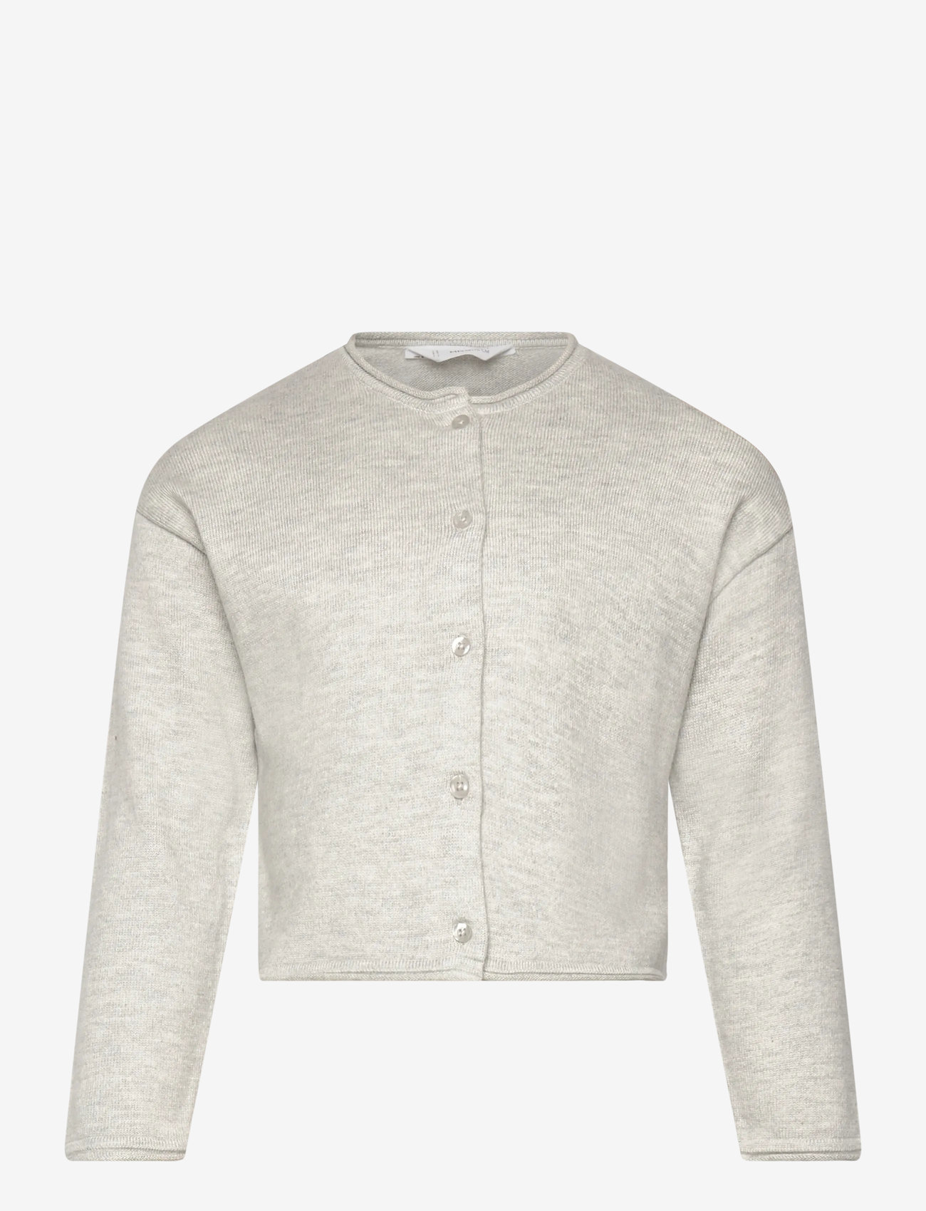 Mango - Knitted button cardigan - efterårstøj - lt pastel grey - 0