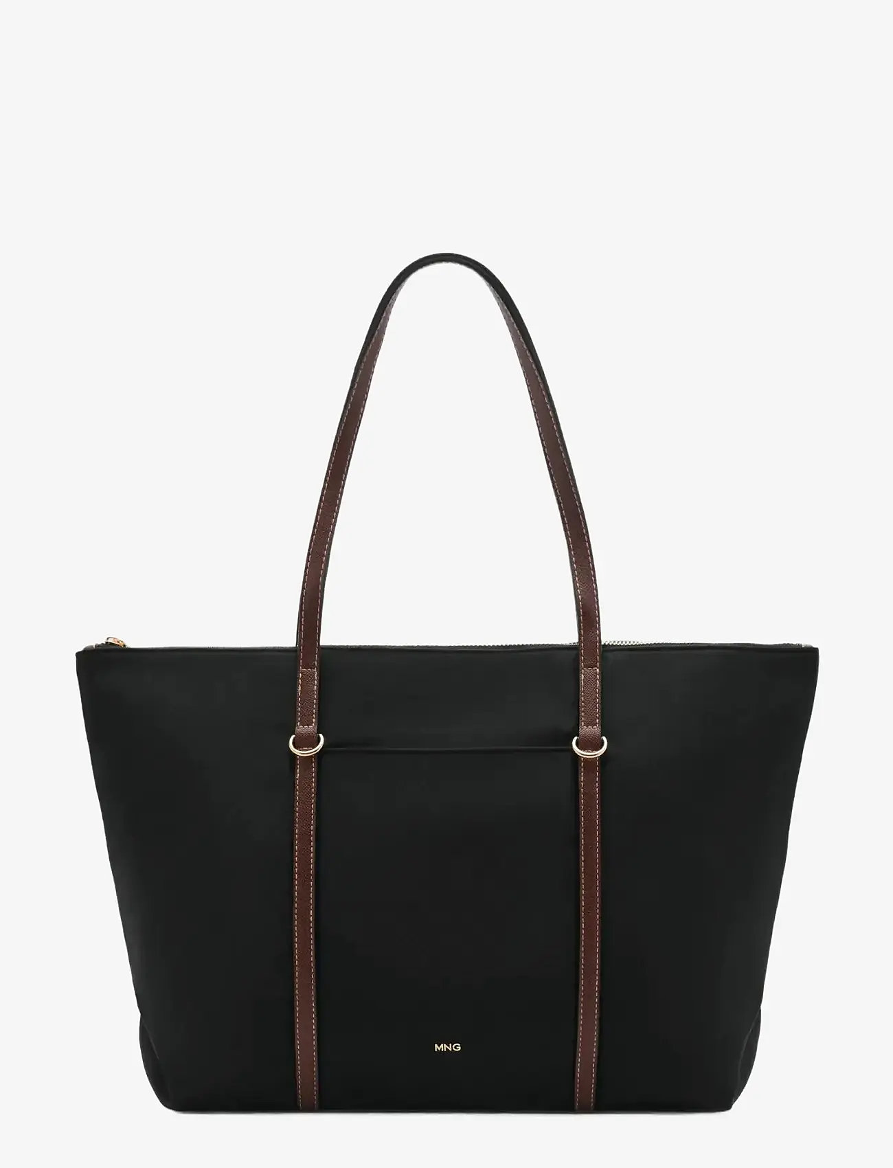 Mango - Shopper bag with double handle - black - 1