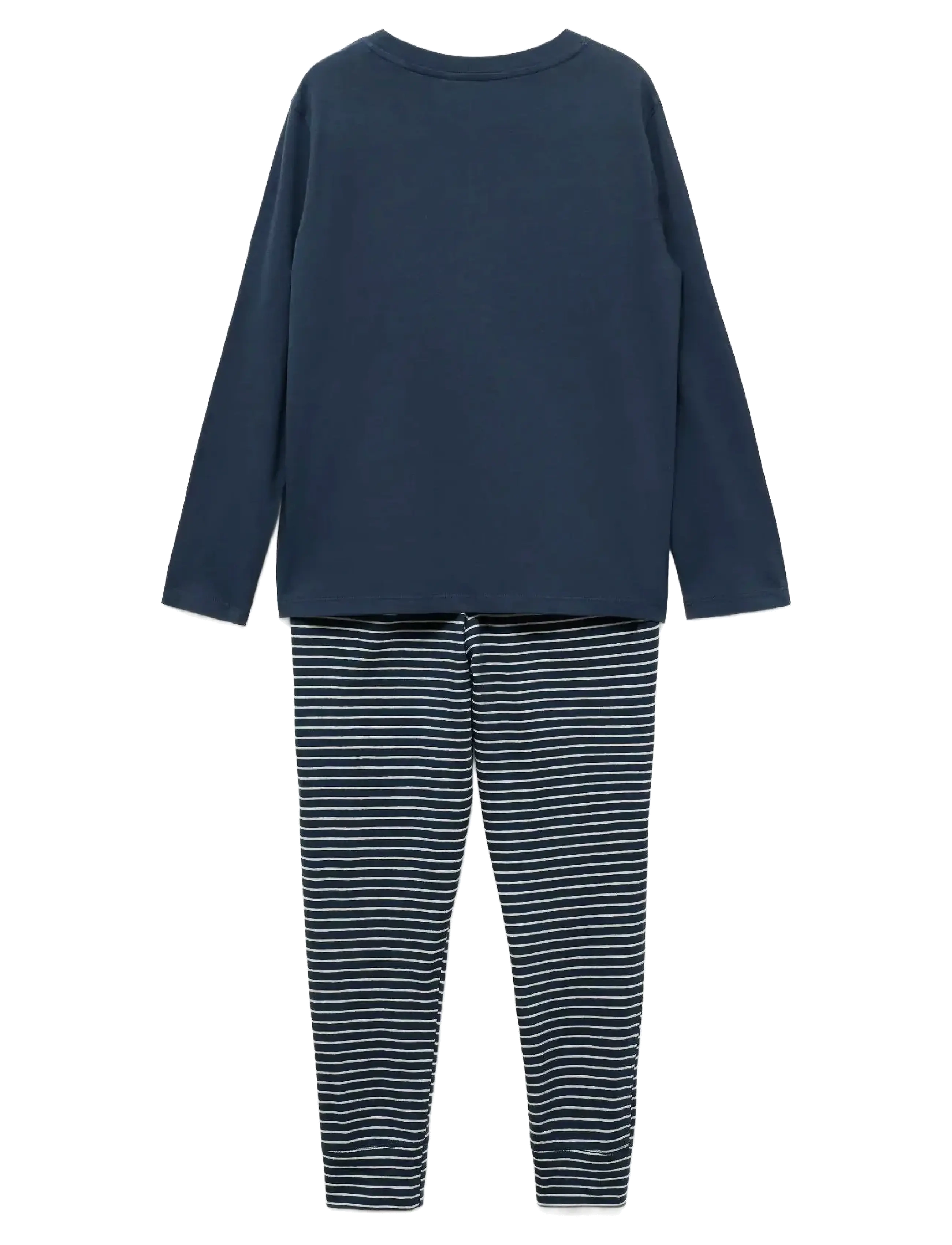 Mango - Striped long pyjamas - sets - navy - 1