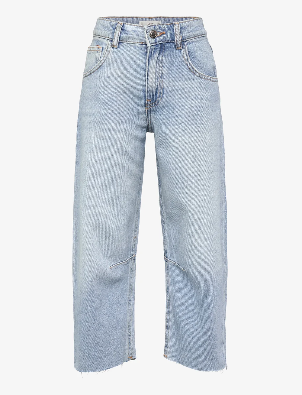 Mango - Mid-rise balloon jeans - hosen mit weitem bein - open blue - 0