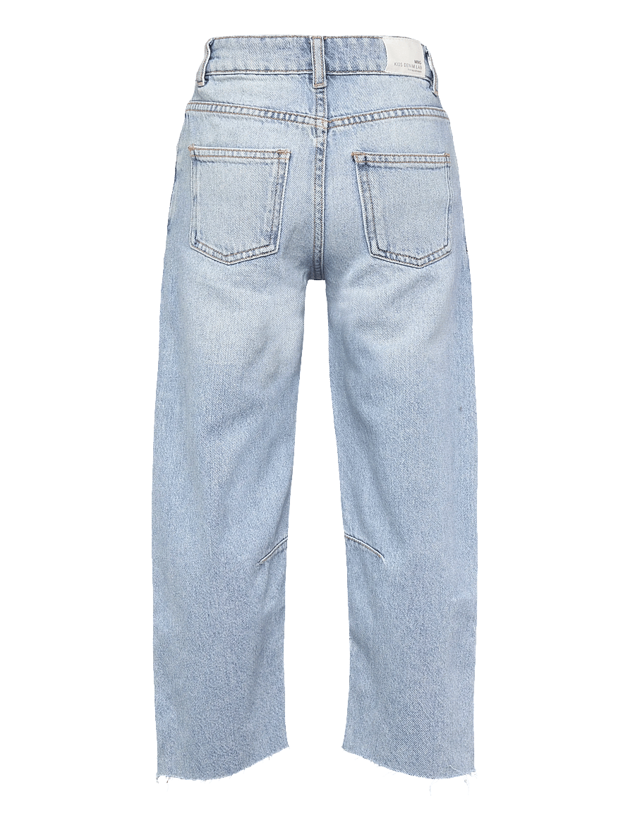 Mango - Mid-rise balloon jeans - brede jeans - open blue - 1