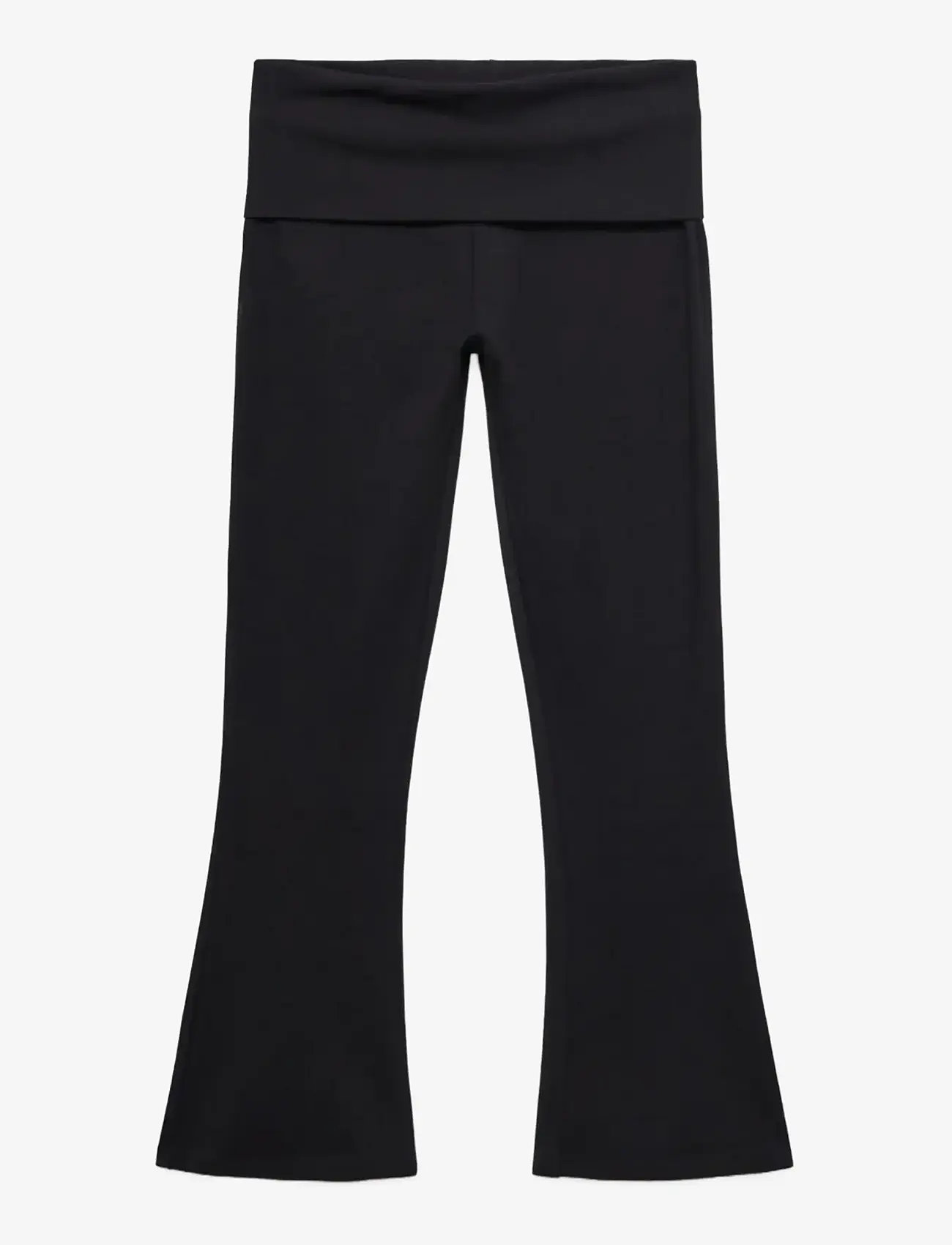 Mango - Flared leggings - leggings - black - 0