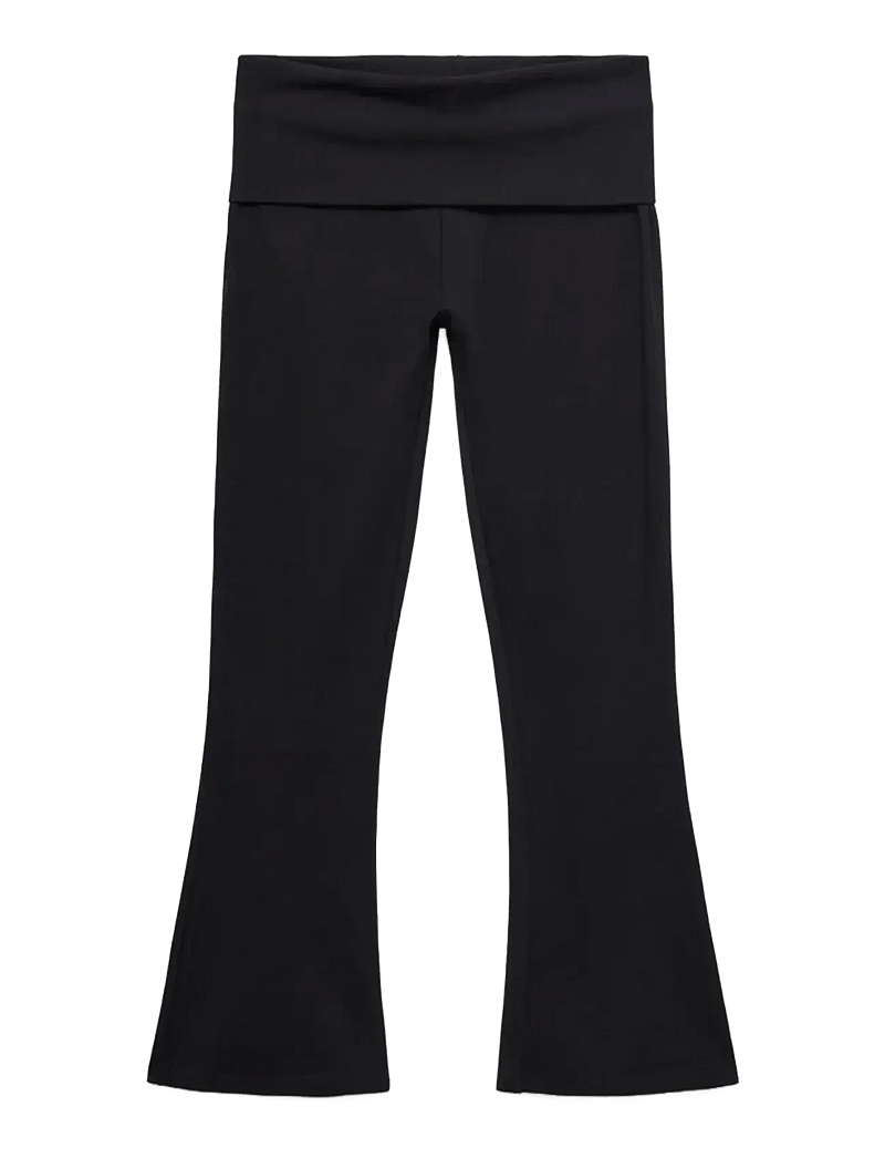 Mango - Flared leggings - leggings - black - 0