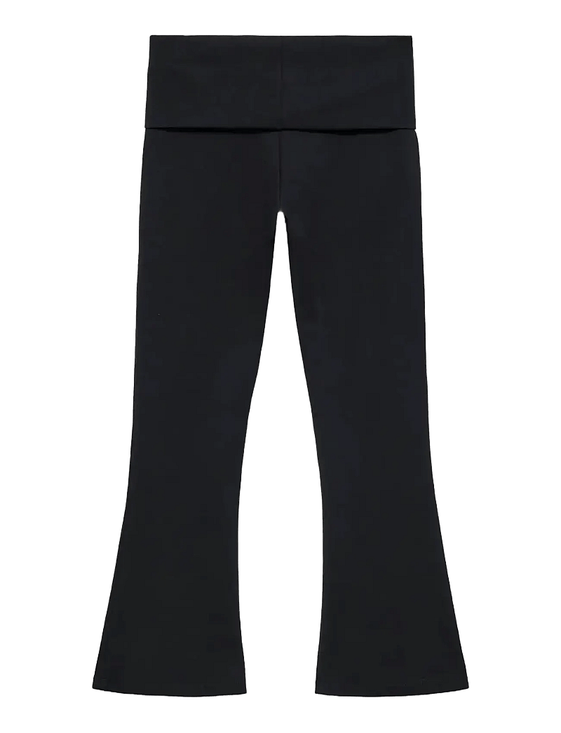 Mango - Flared leggings - leggings - black - 1