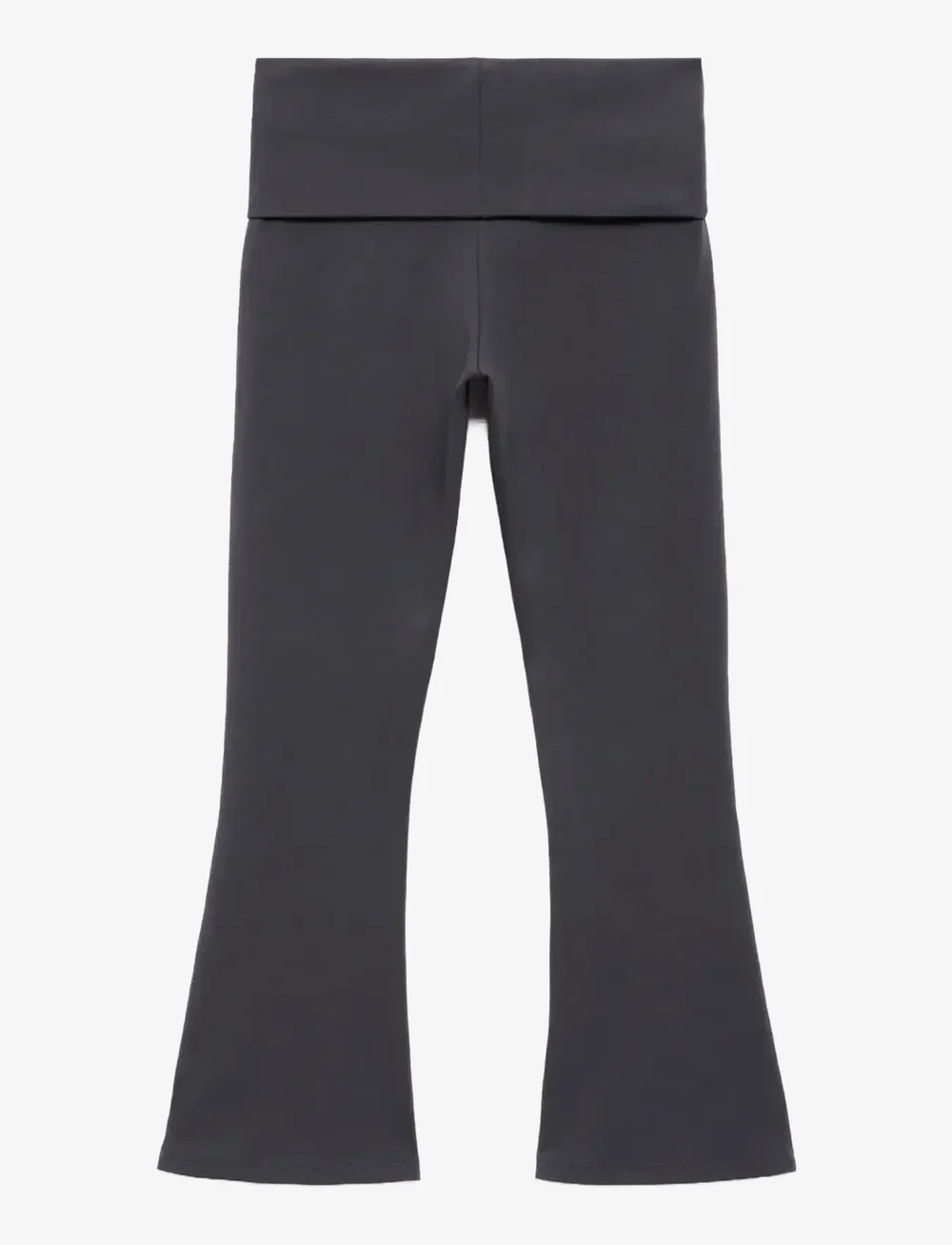 Mango - Flared leggings - leggings - charcoal - 1