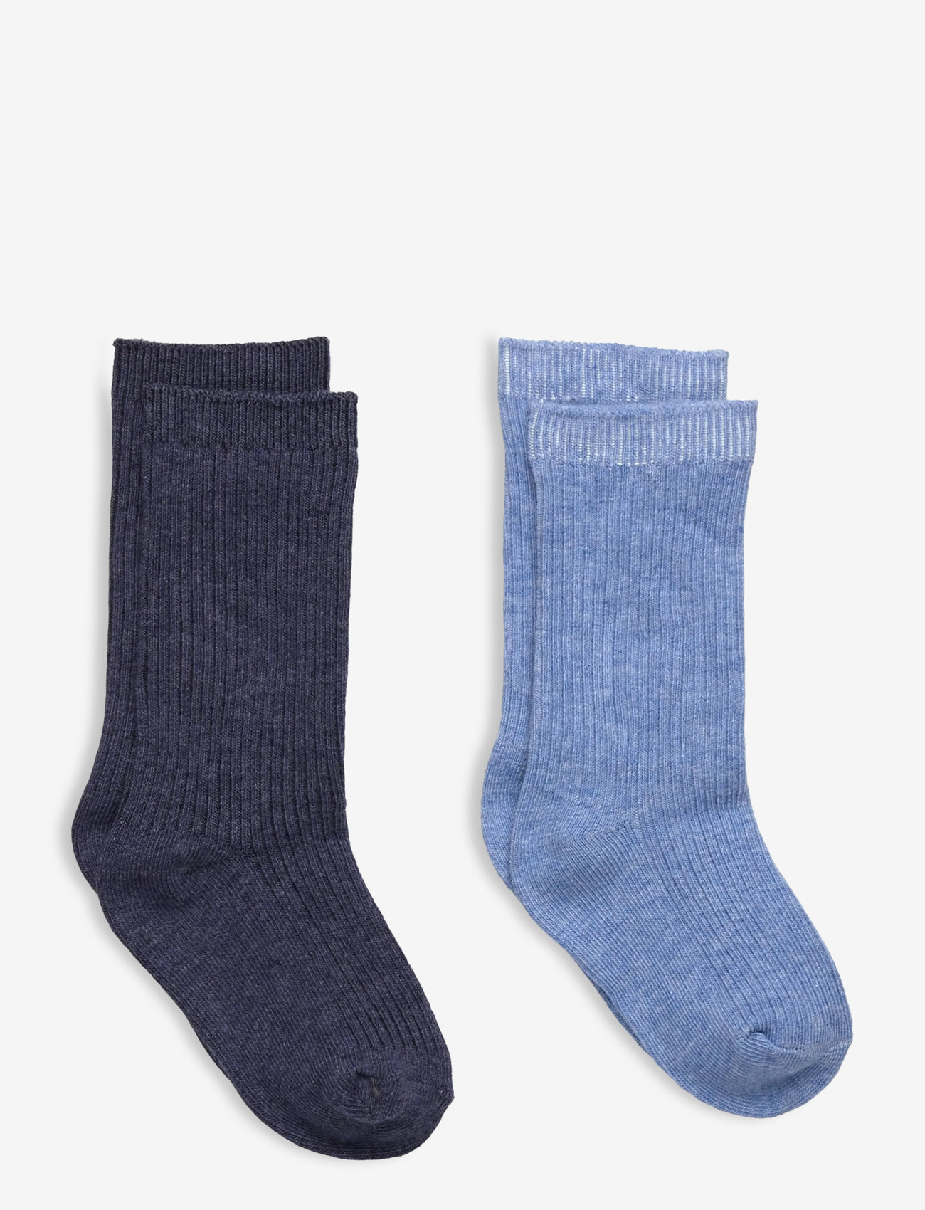 Mango - 2 pack ribbed socks - herbstliche kleidung - medium blue - 0