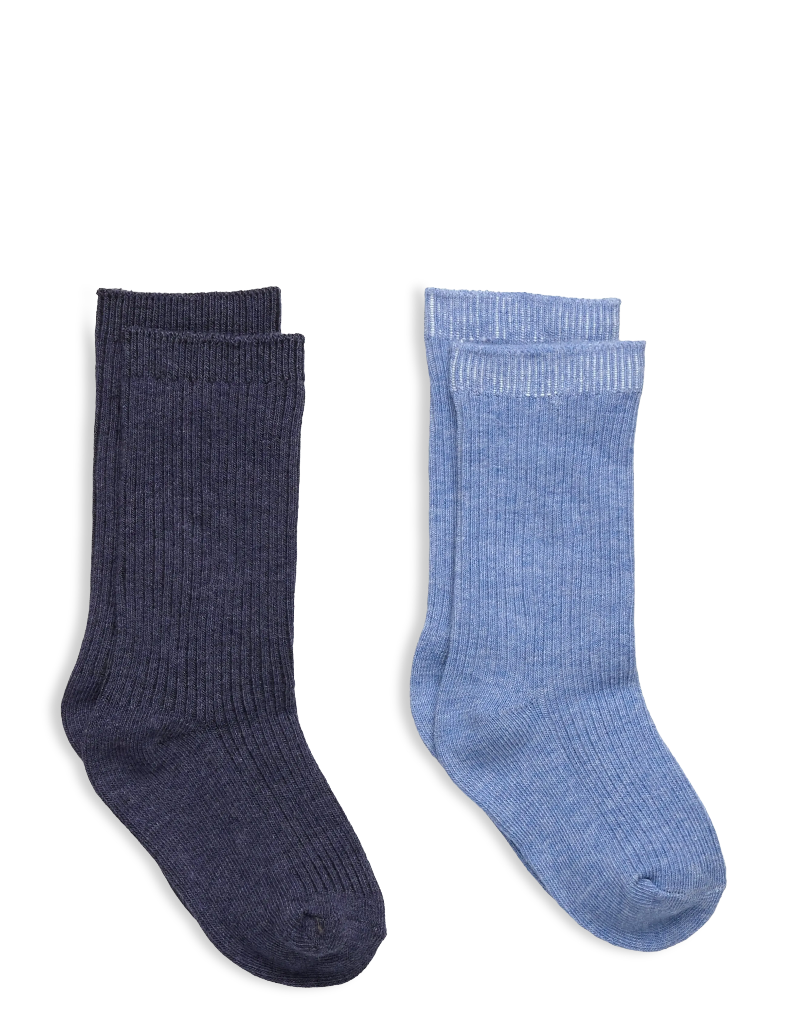 2 pack ribbed socks - MEDIUM BLUE
