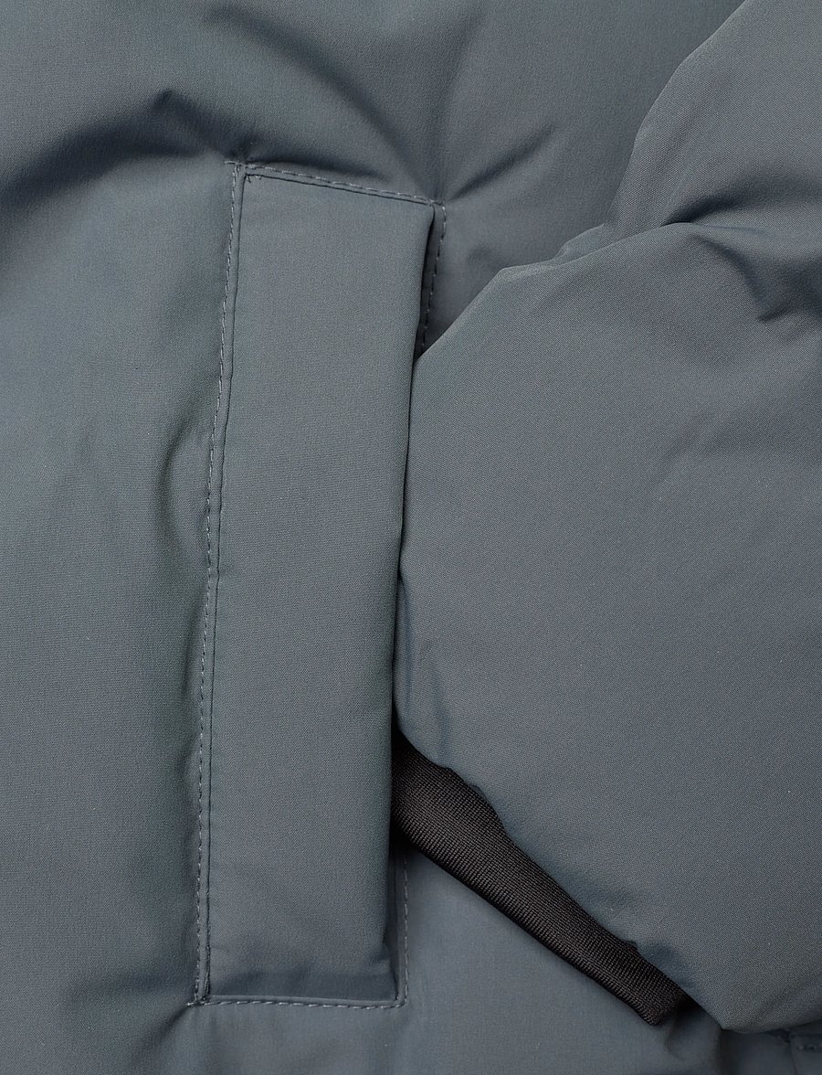 Mango - Long padded anorak with hood - vinterjackor - medium blue - 5