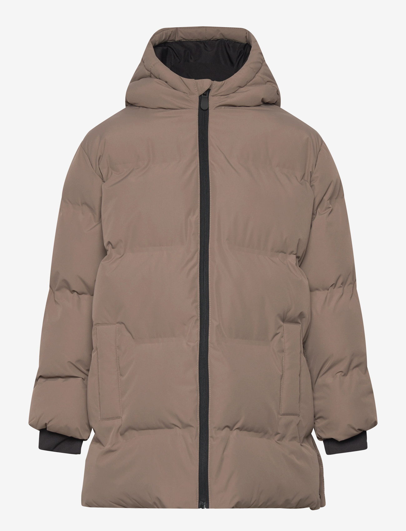 Mango - Long padded anorak with hood - vinterjakker - medium brown - 0