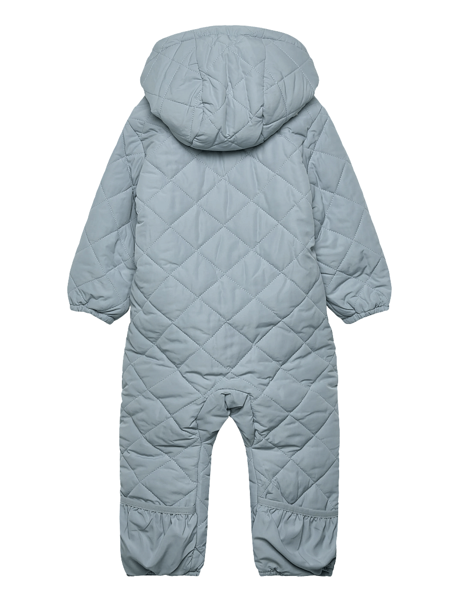 Mango - Quilted sweatshirt with shearling lining - termodragter - medium blue - 1