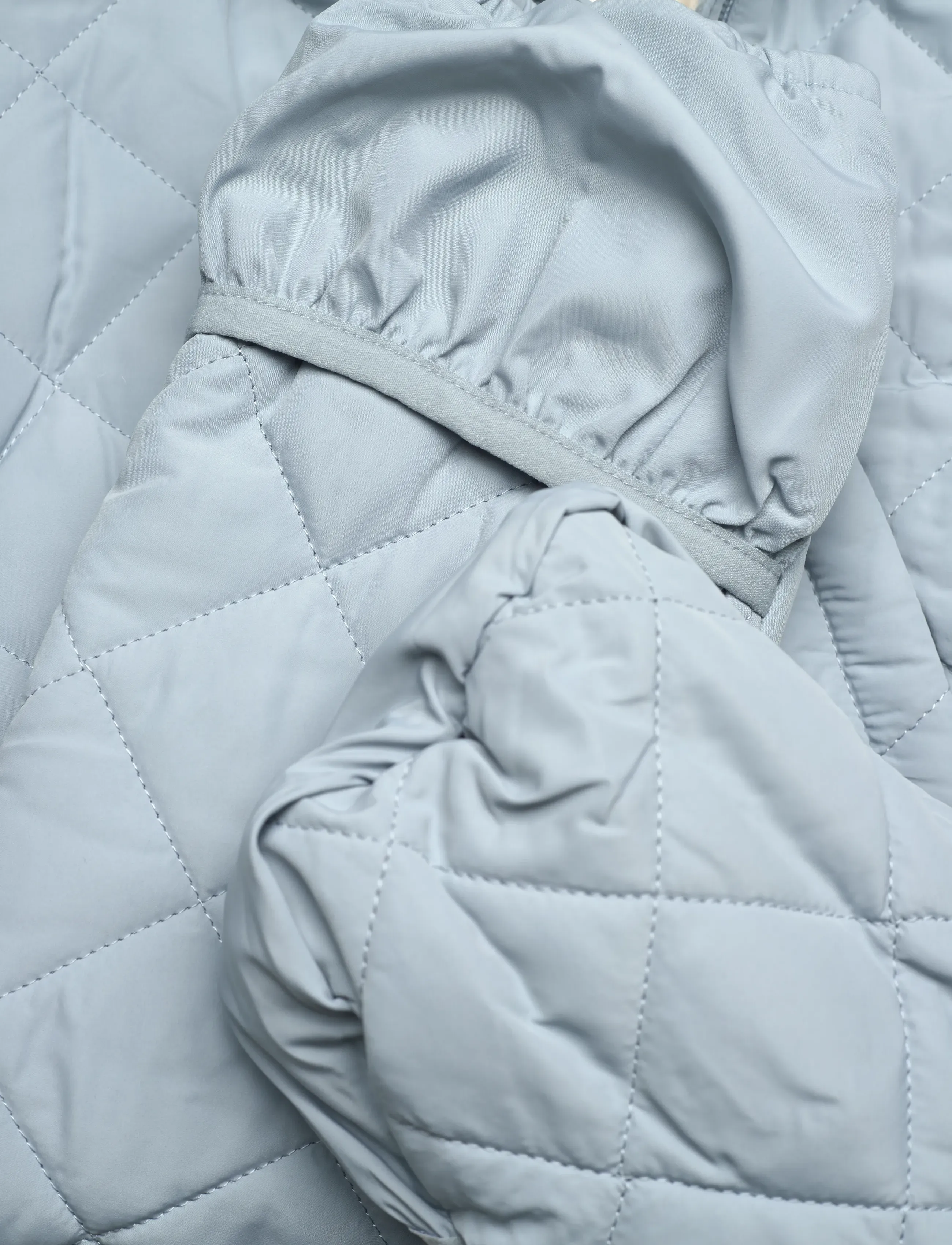 Mango - Quilted sweatshirt with shearling lining - Üleriided - medium blue - 4