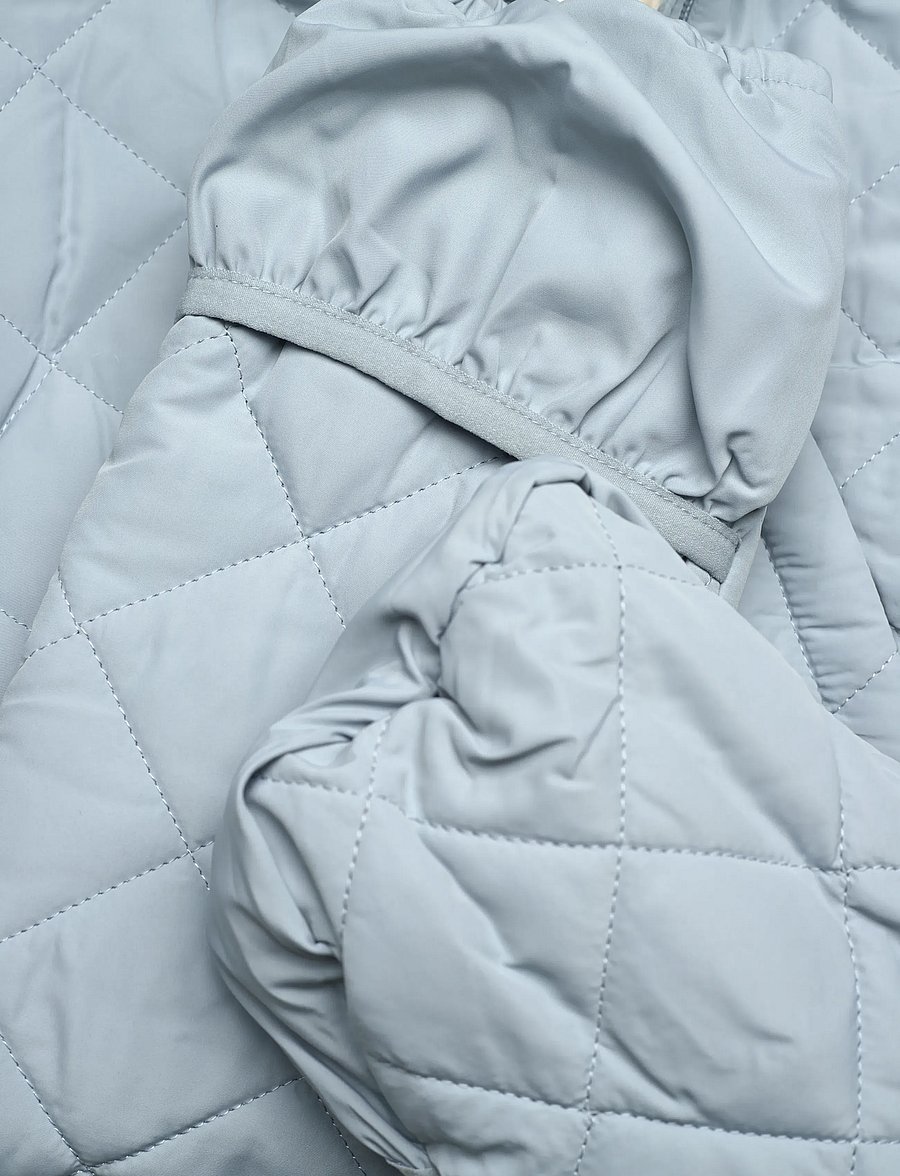 Mango - Quilted sweatshirt with shearling lining - termodragter - medium blue - 4
