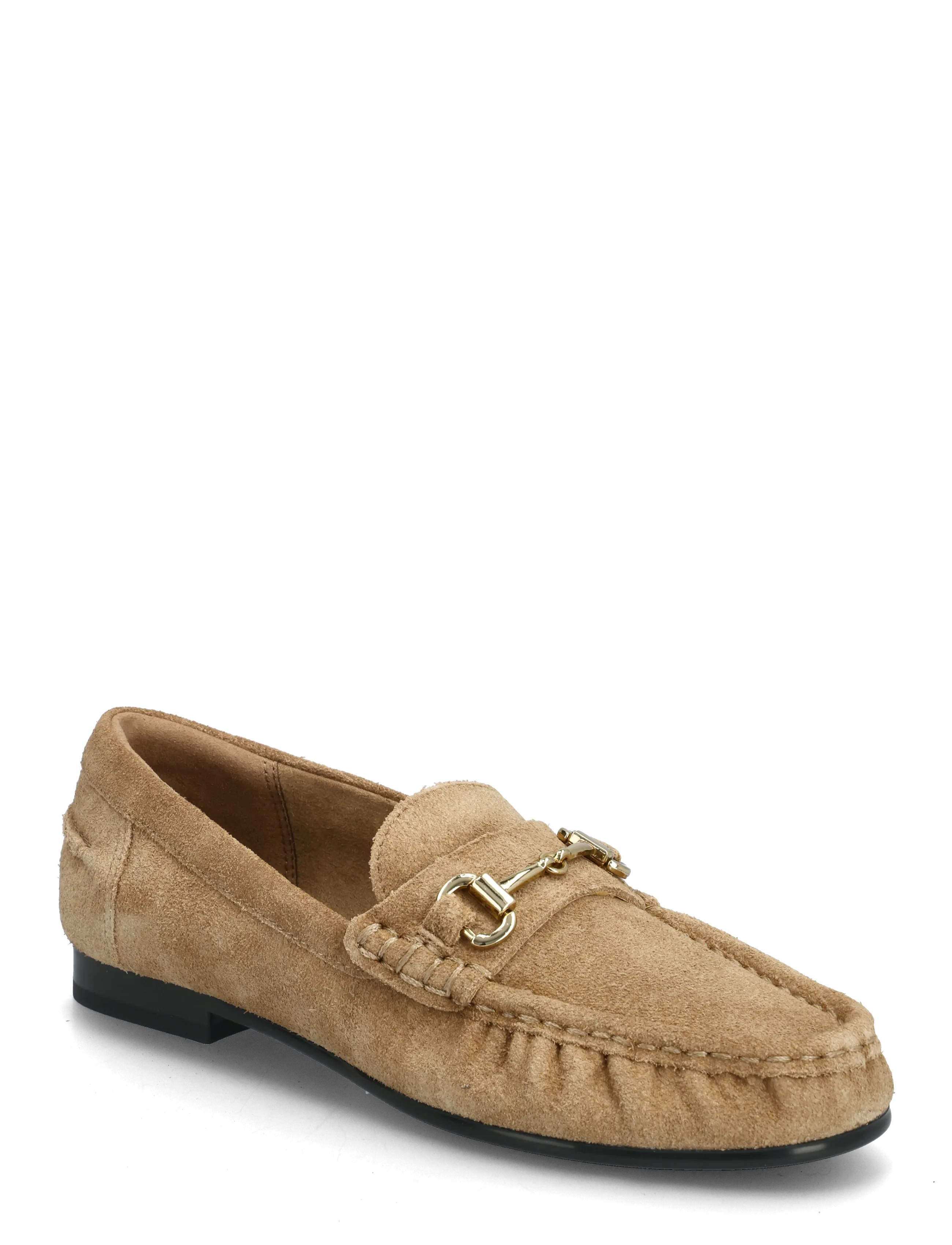 Mango Suede moccasins with buckle -  - MEDIUM BROWN / brown