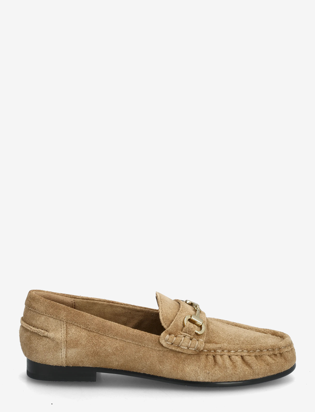 Mango - Suede moccasins with buckle - særlige begivenheder - medium brown - 1