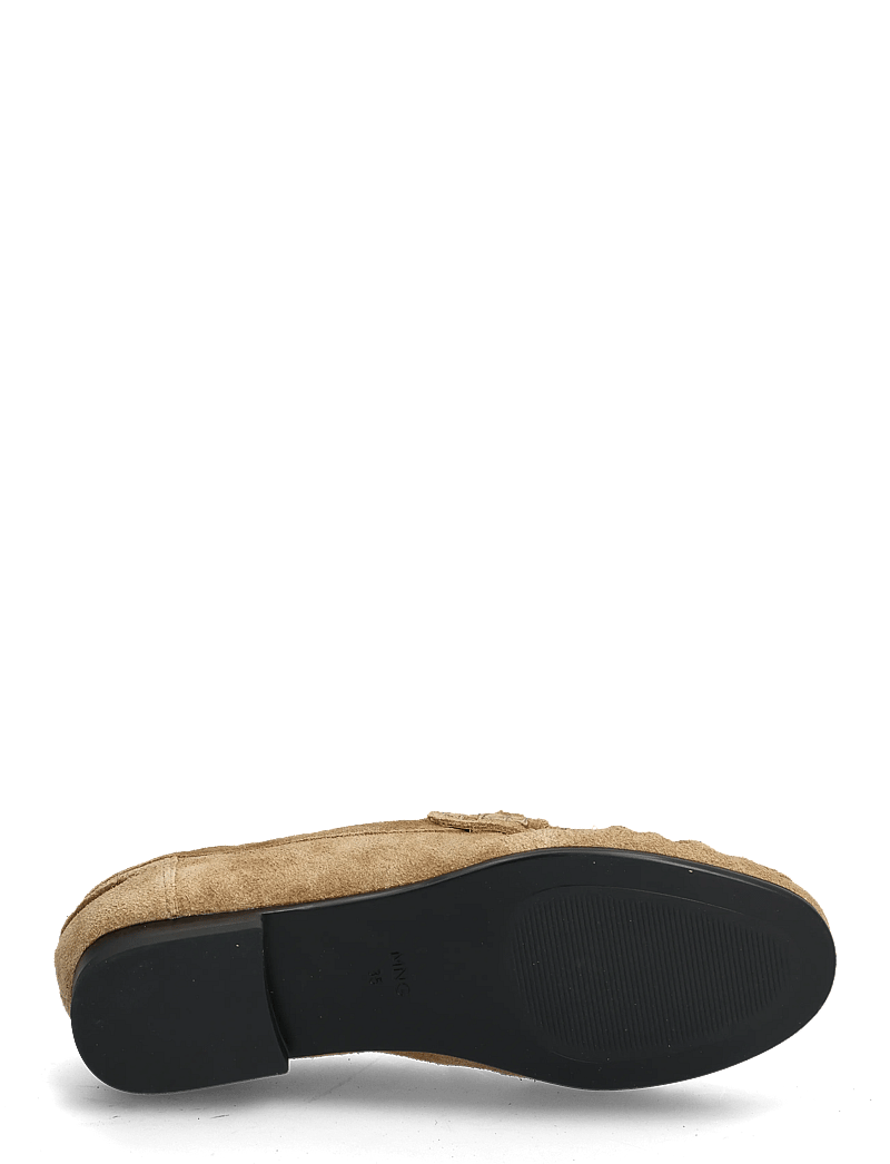 Mango - Suede moccasins with buckle - særlige begivenheder - medium brown - 4