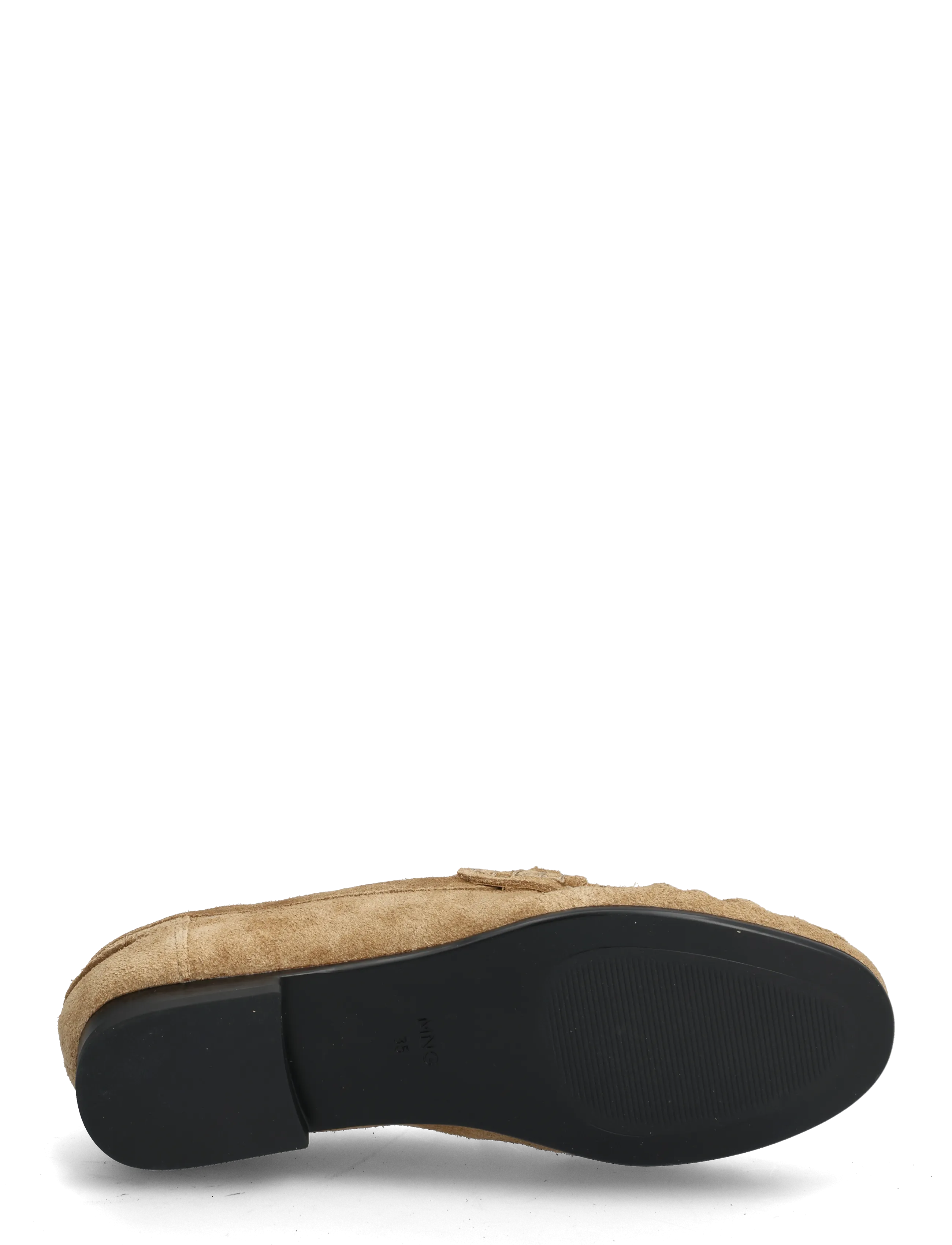 Mango - Suede moccasins with buckle - mokasīnveida apavi - medium brown - 5