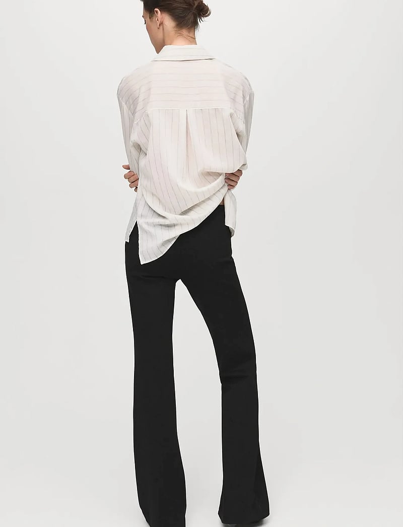 Mango - Leggings with seam detail - leggings - black - 3