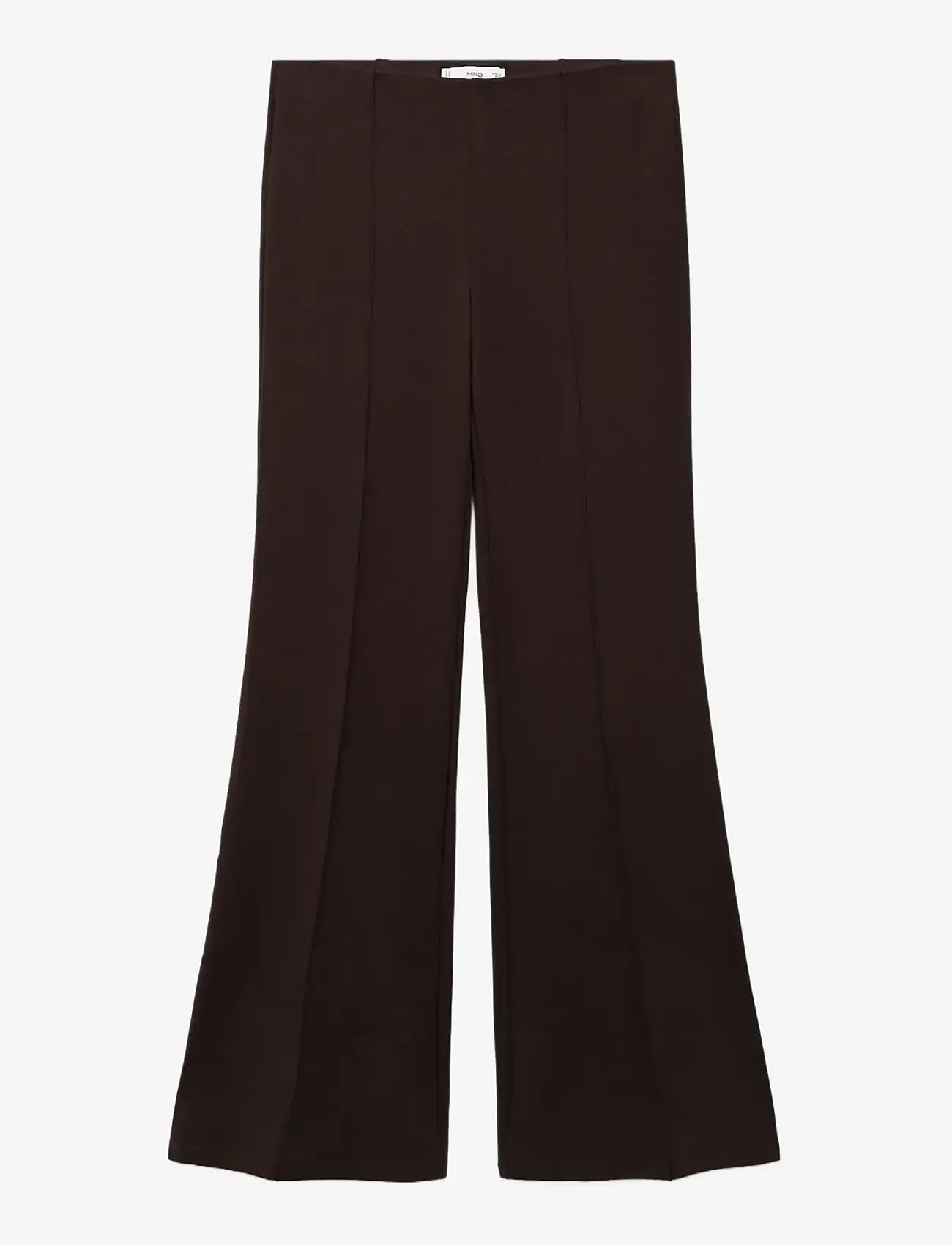 Mango - Leggings with seam detail - leggings - brown - 1