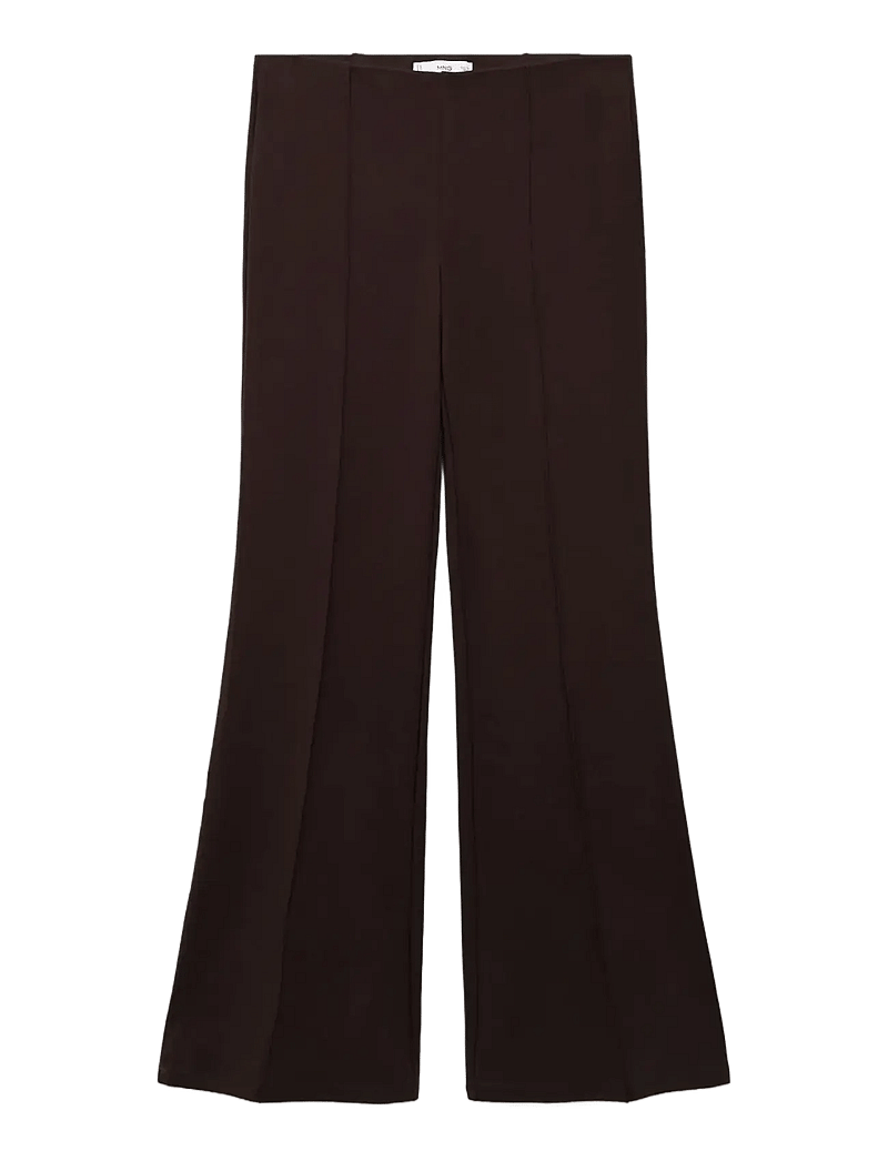 Mango - Leggings with seam detail - leggings - brown - 1