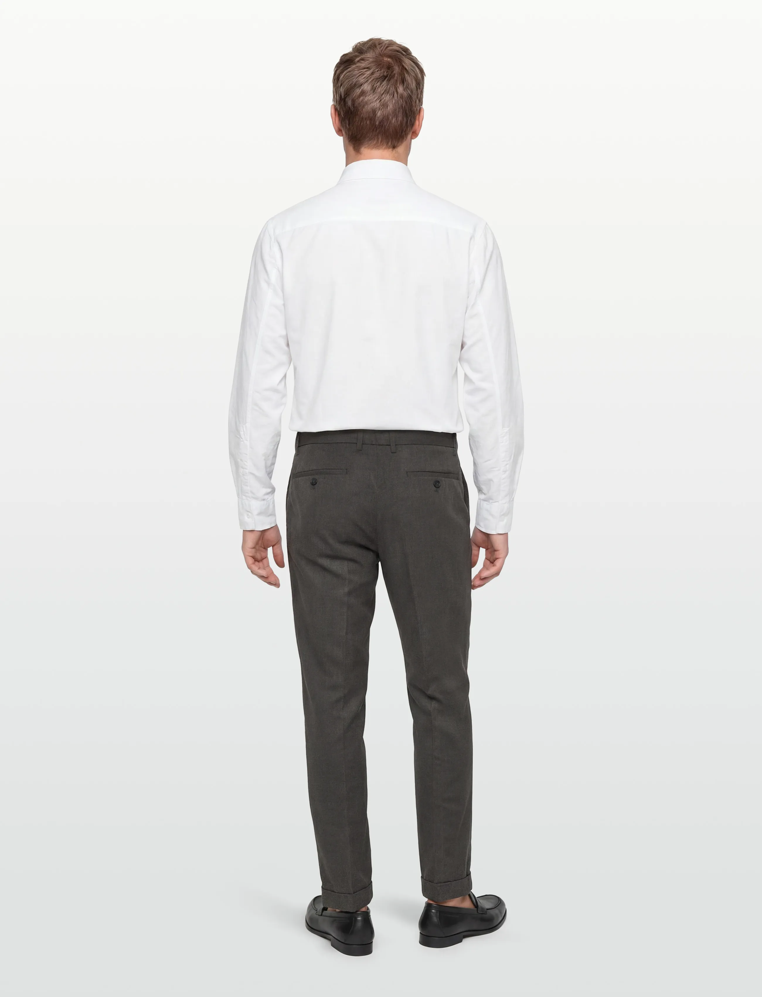 Mango - Regular-fit pleated trousers - suit trousers - medium grey - 4